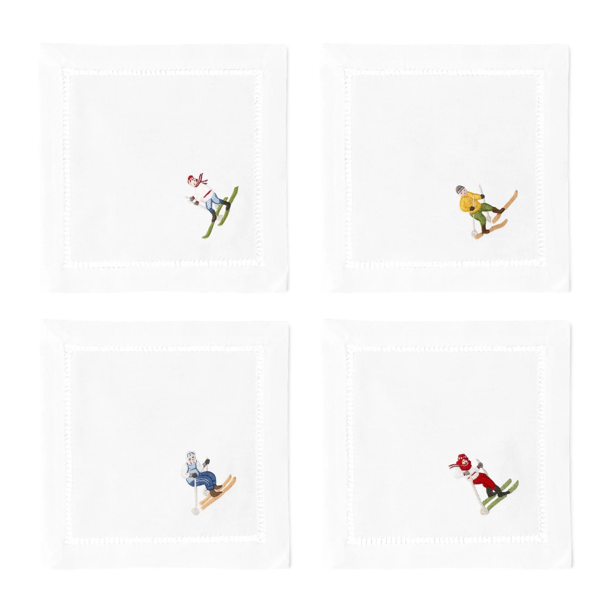 Skiers Cocktail Napkins
