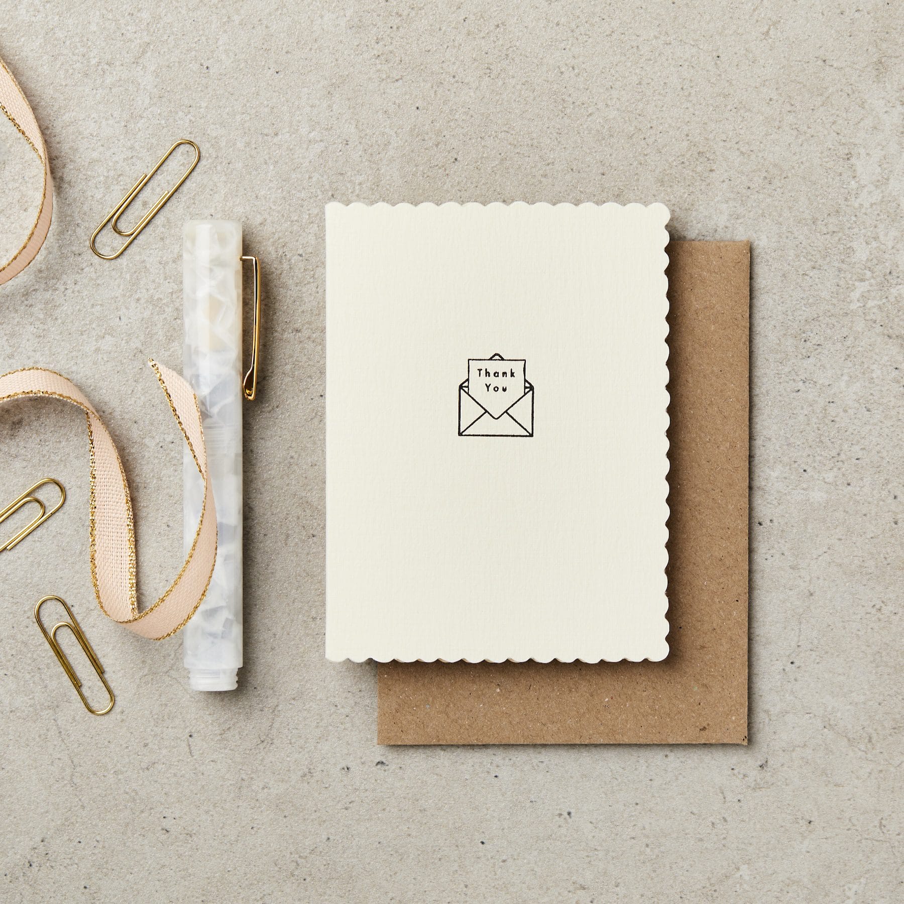 Envelope Thanks Card