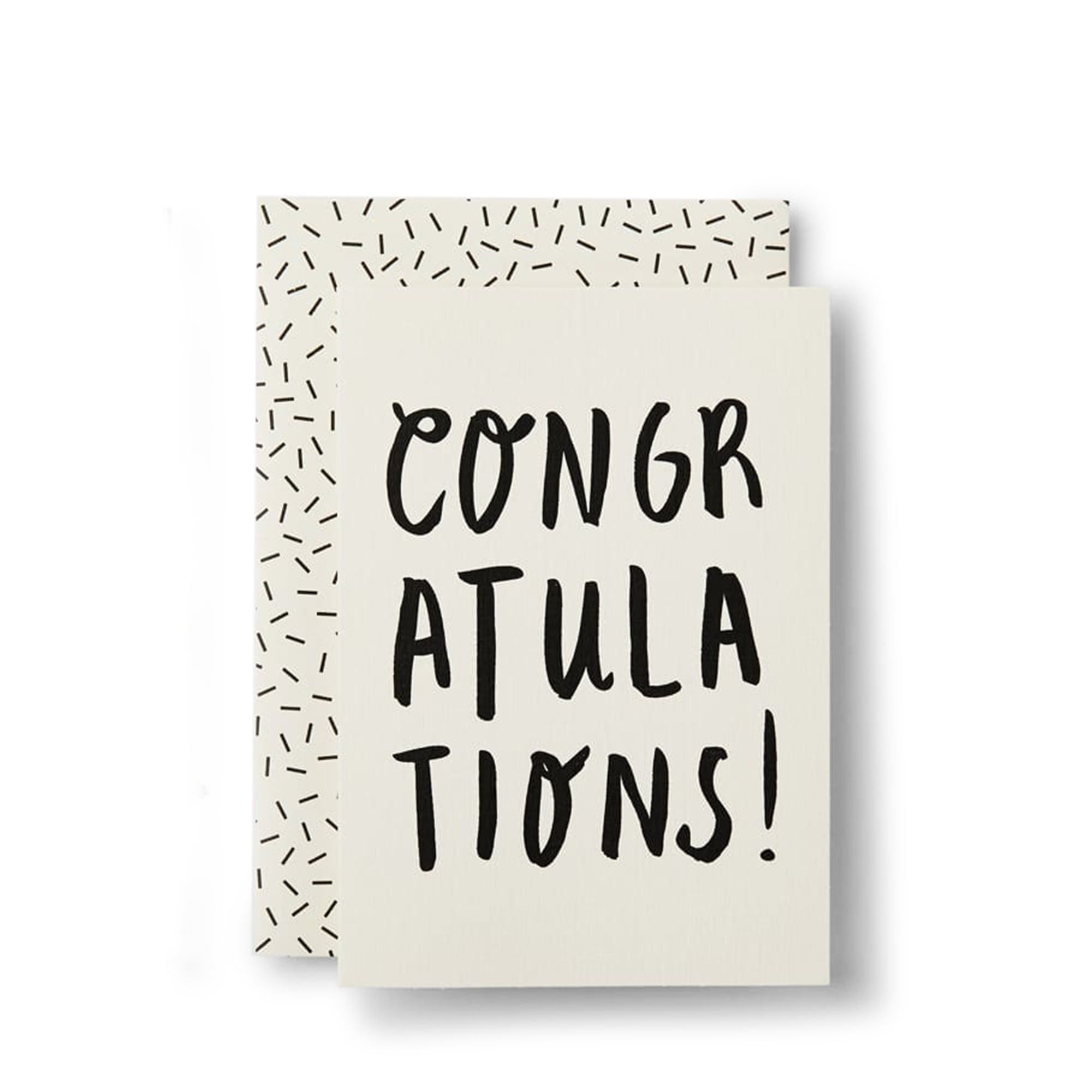 Congratulations Bold Card