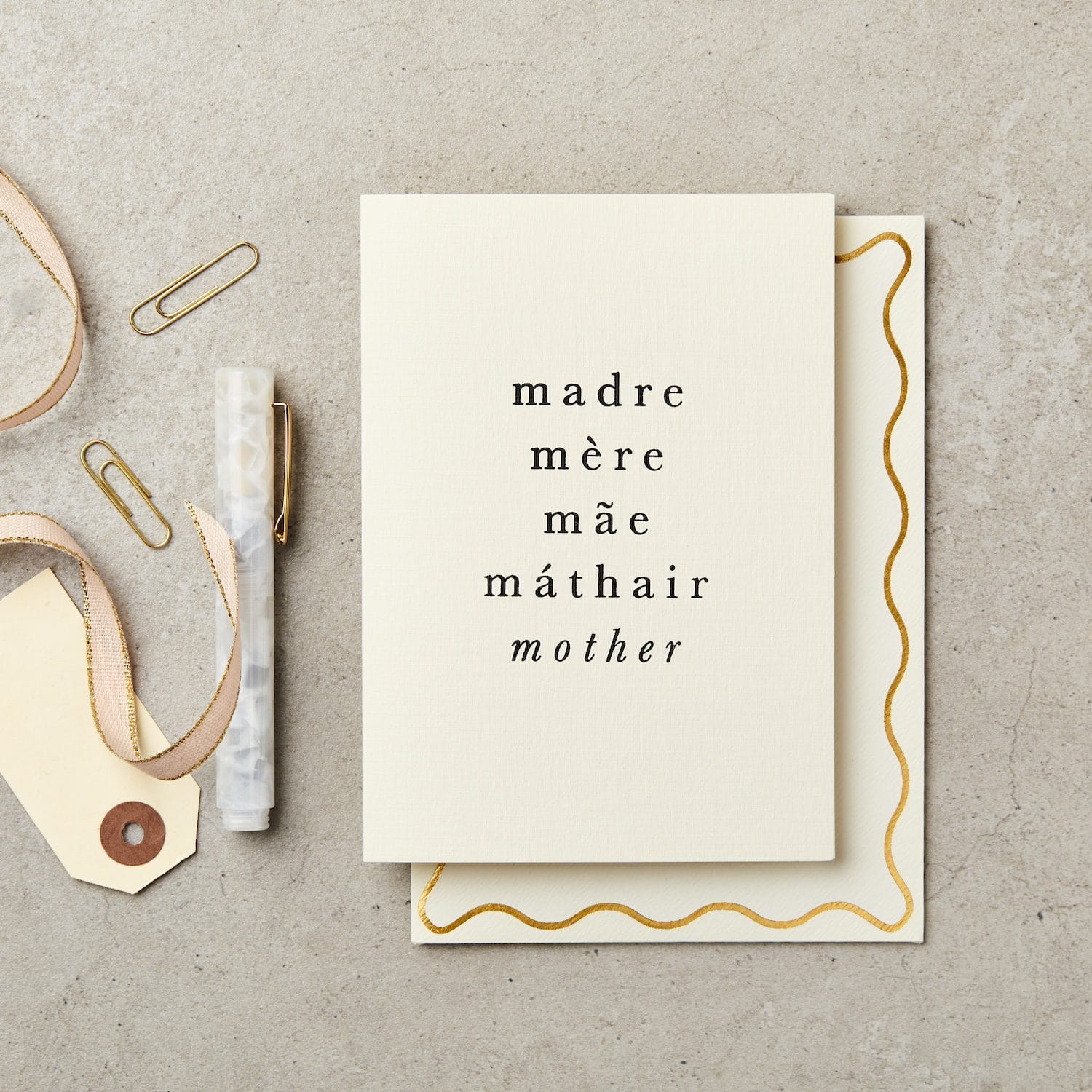 Madre Mother's Day Card