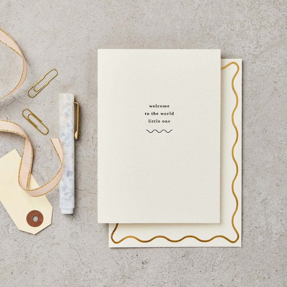Welcome To The World Card