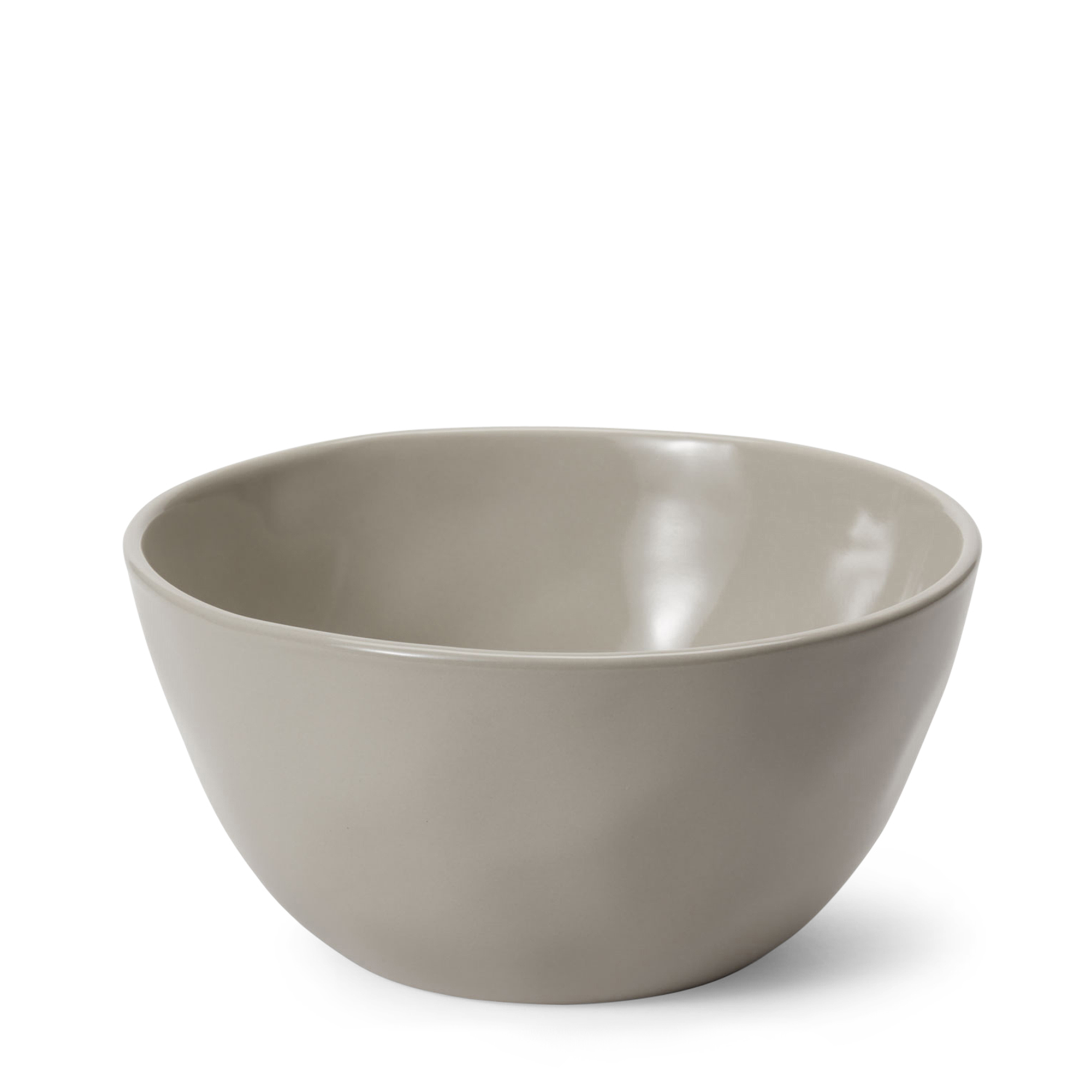 Sand cereal bowl made of stoneware with a satin exterior finish and a glossy interior. Versatile for cereal, soup, or ice cream. Adds vibrant color and style to your table, countertop, and kitchen cabinet.