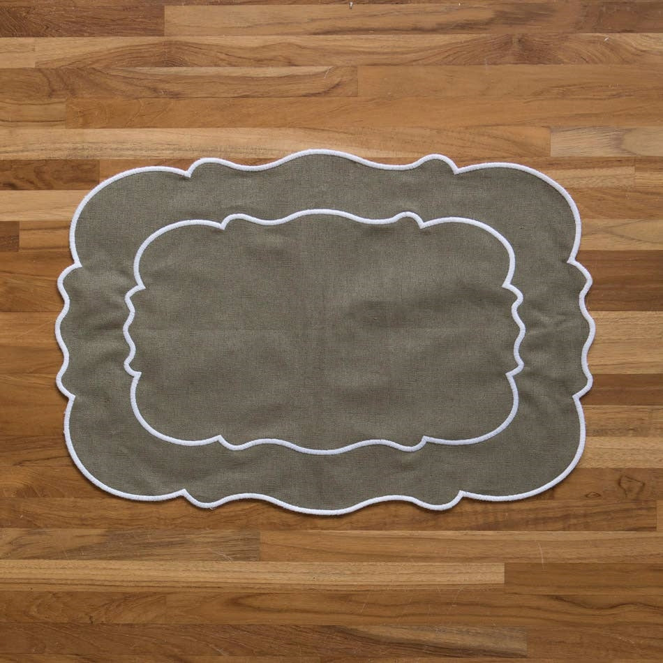 Placemat - Olive Stain Free Linen