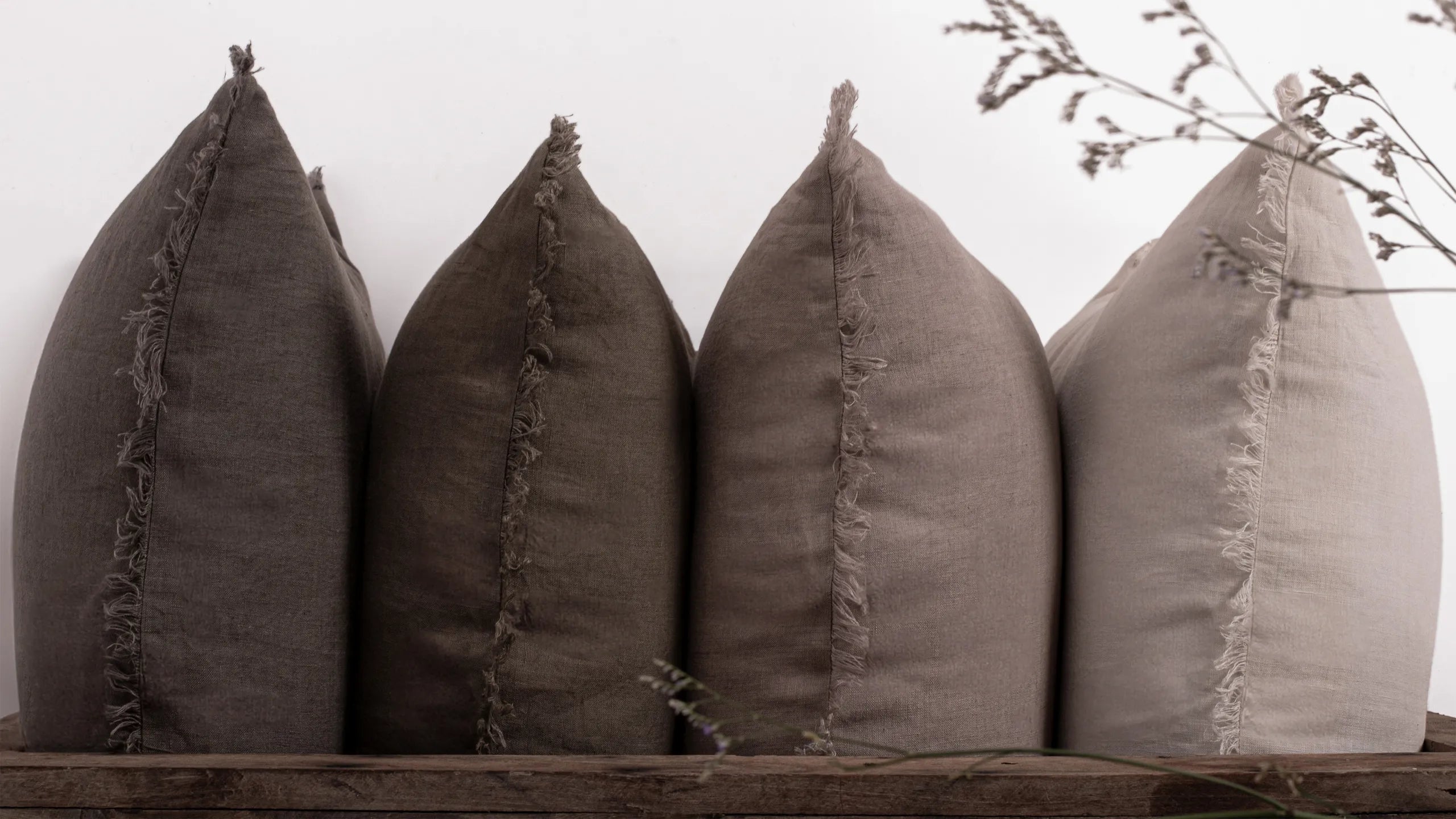 Of Linen Pillow - Taupe