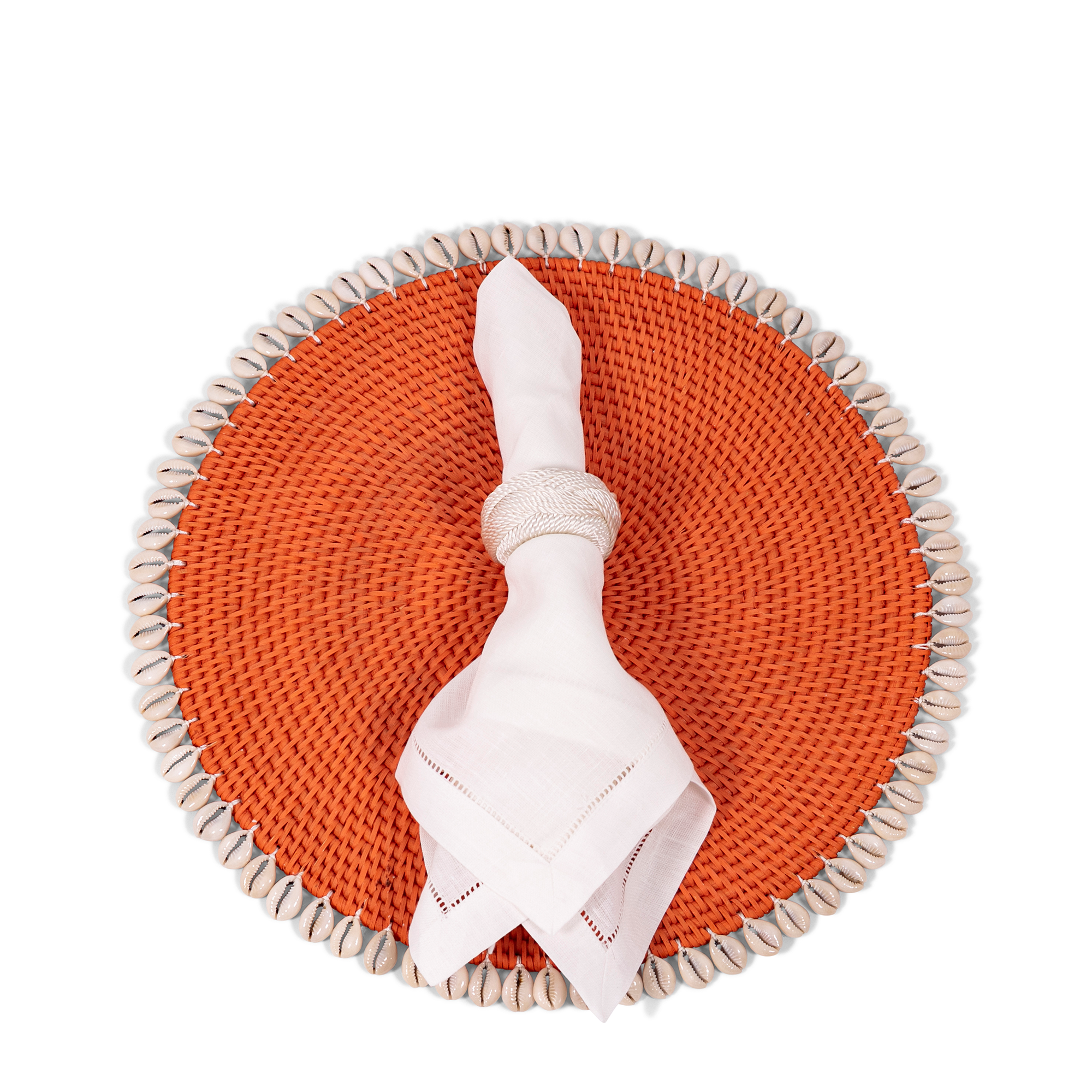 Capiz Placemat - Orange