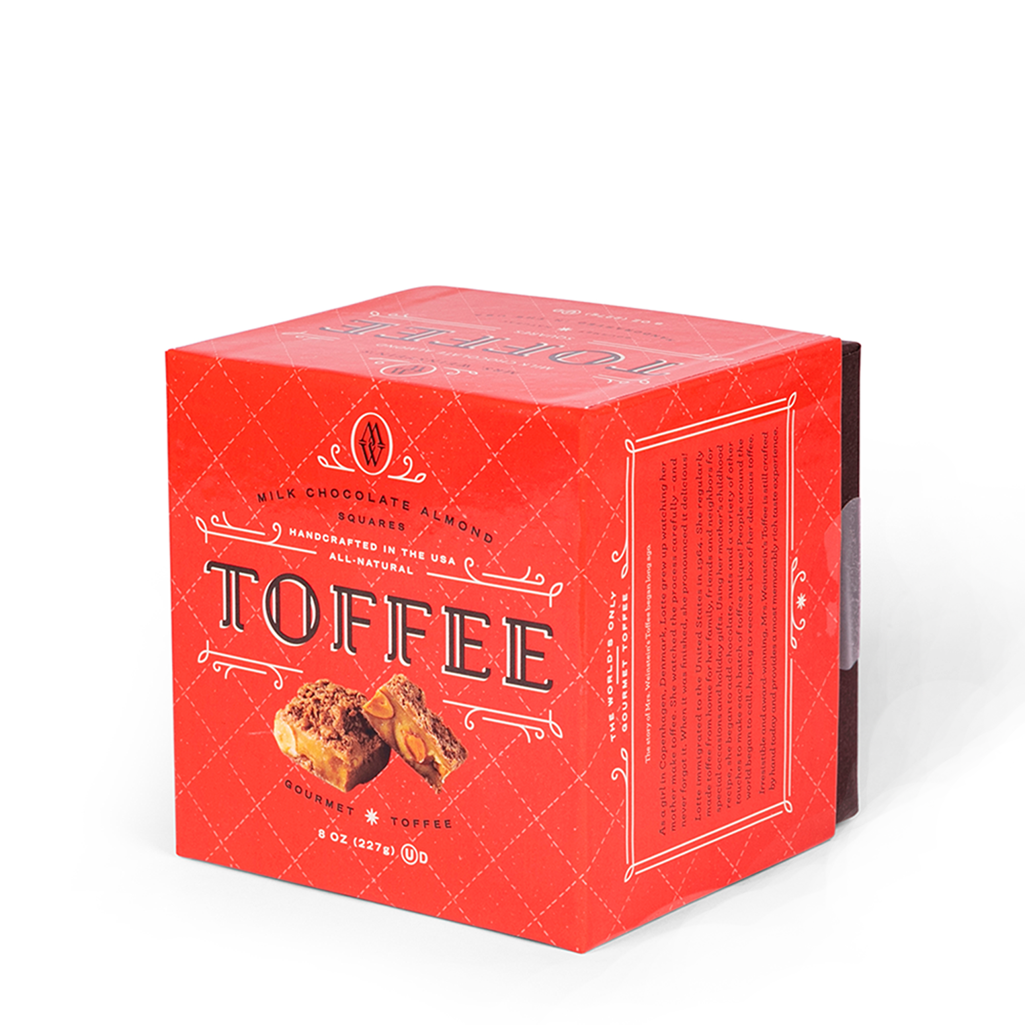 Milk Chocolate Almond Toffee Squares