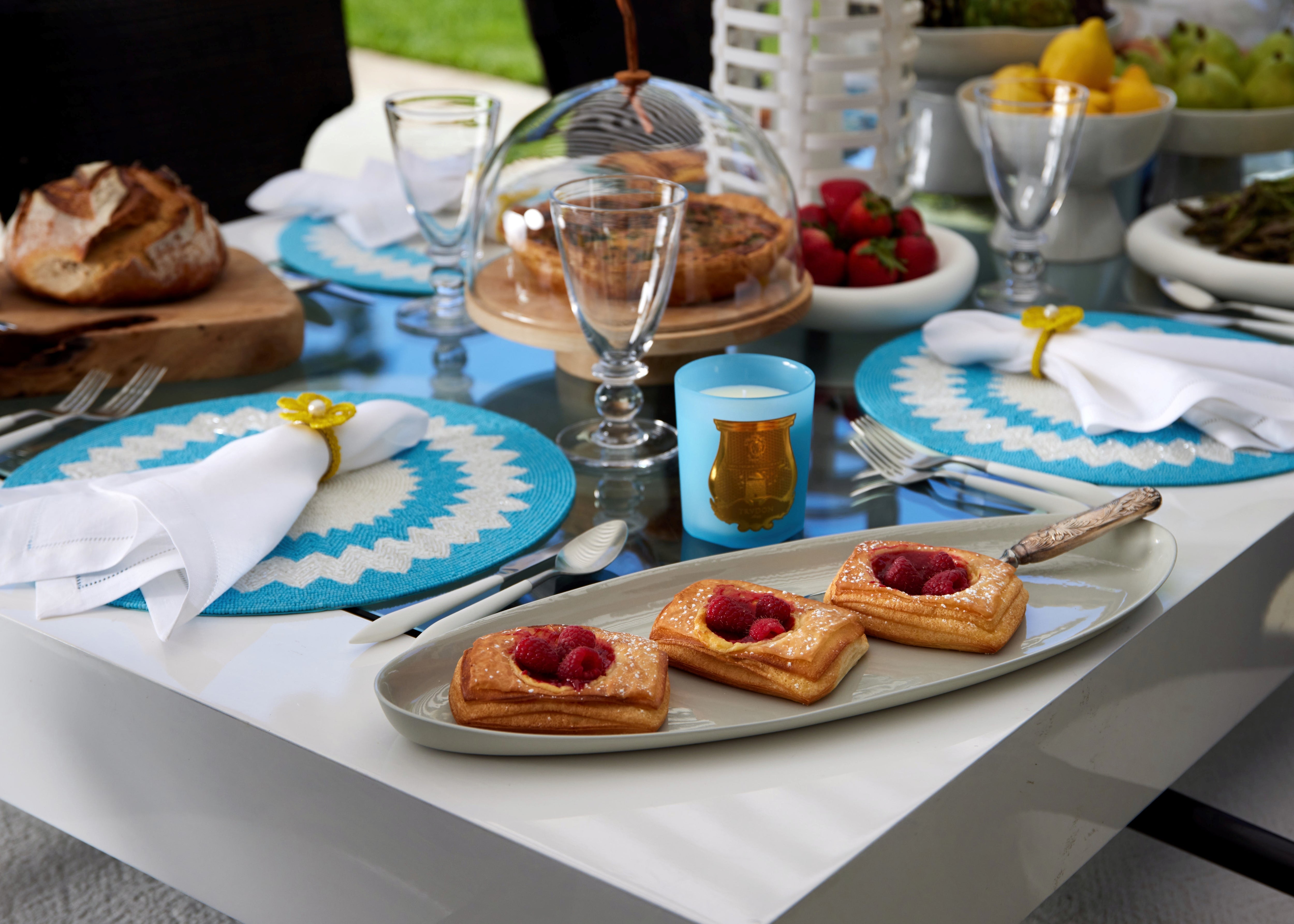 Floral Napkin Ring - Yellow