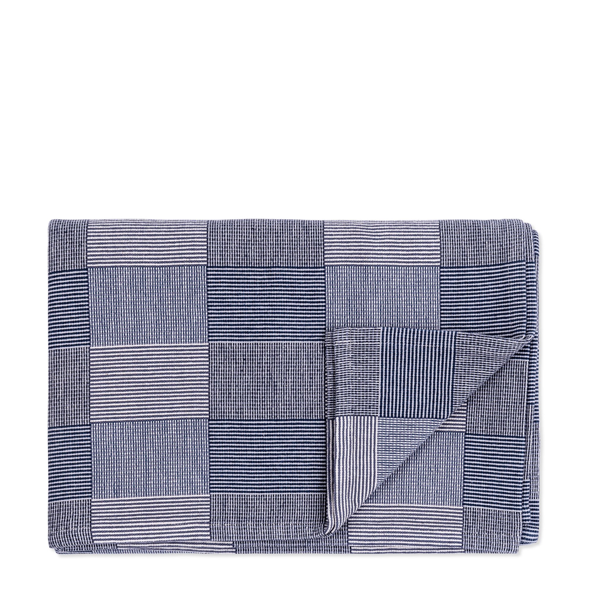 Picnic Blanket Cotton Rib Weave - Plum