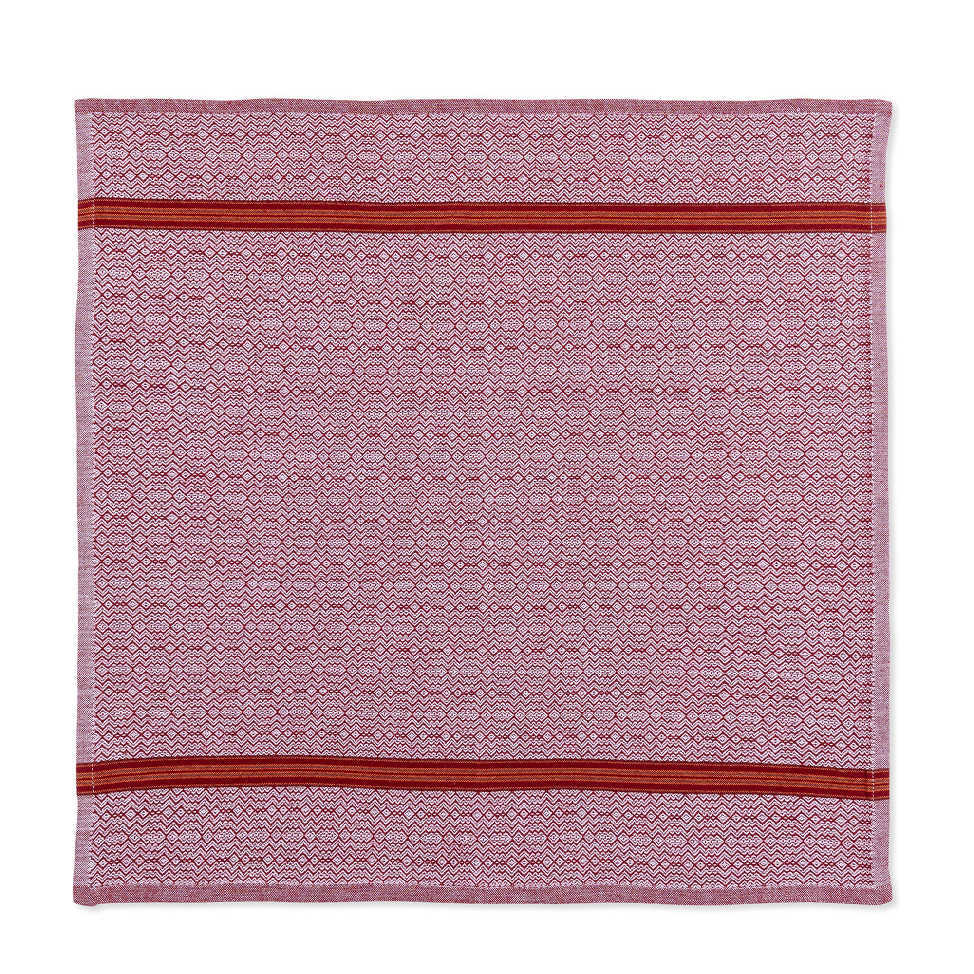 Boma Cotton Serviette - Rust White