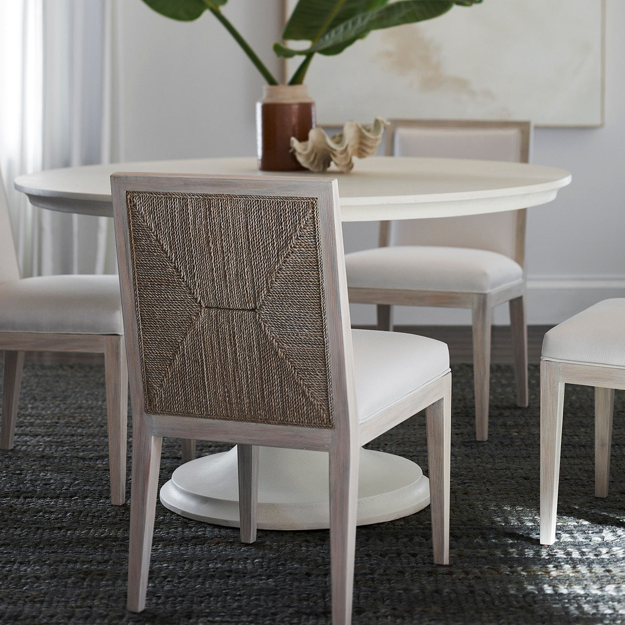 Santa Barbara Side Chair White Sand