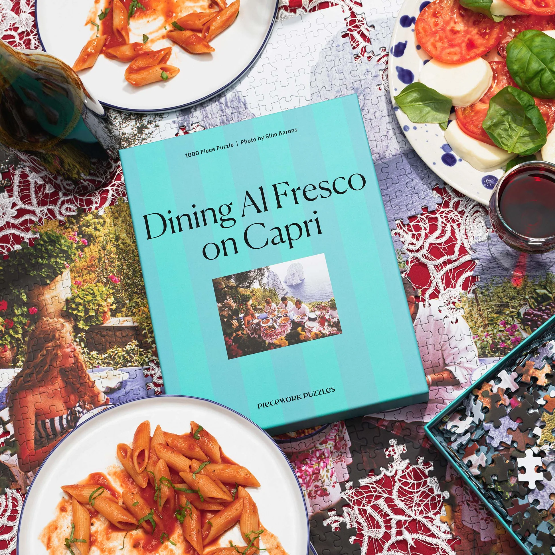 1000 Piece Puzzle - Dining Al Fresco on Capri