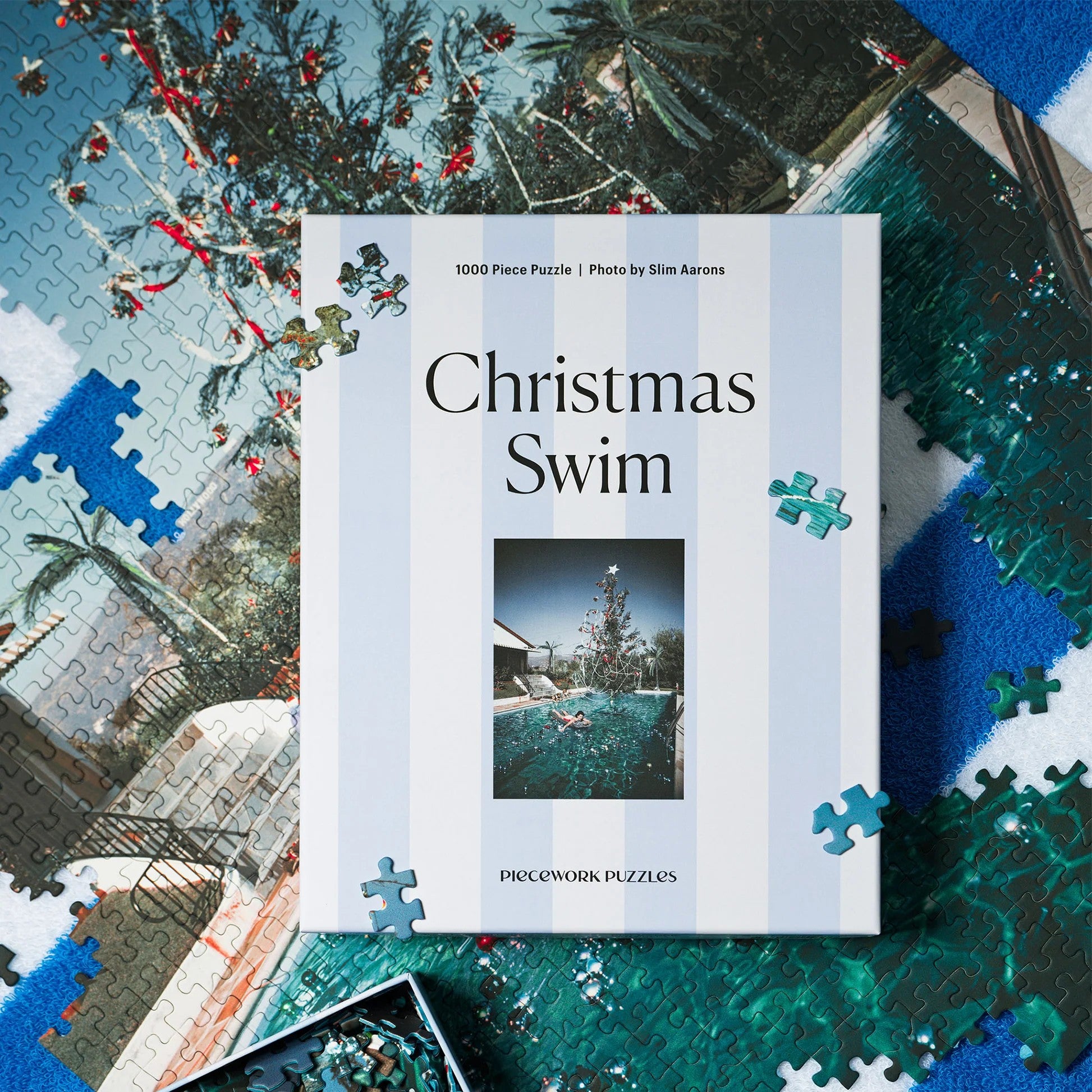 1000 Piece Puzzle - Christmas Swim
