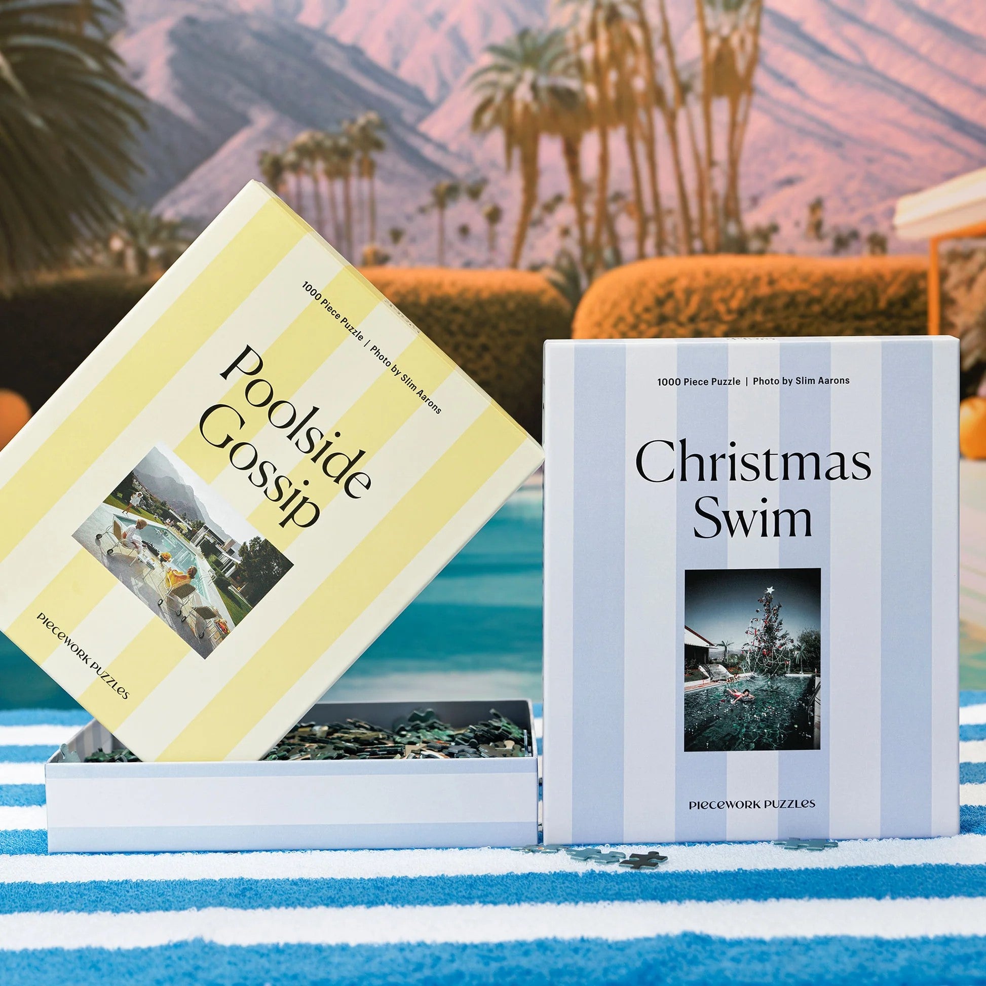 1000 Piece Puzzle - Christmas Swim