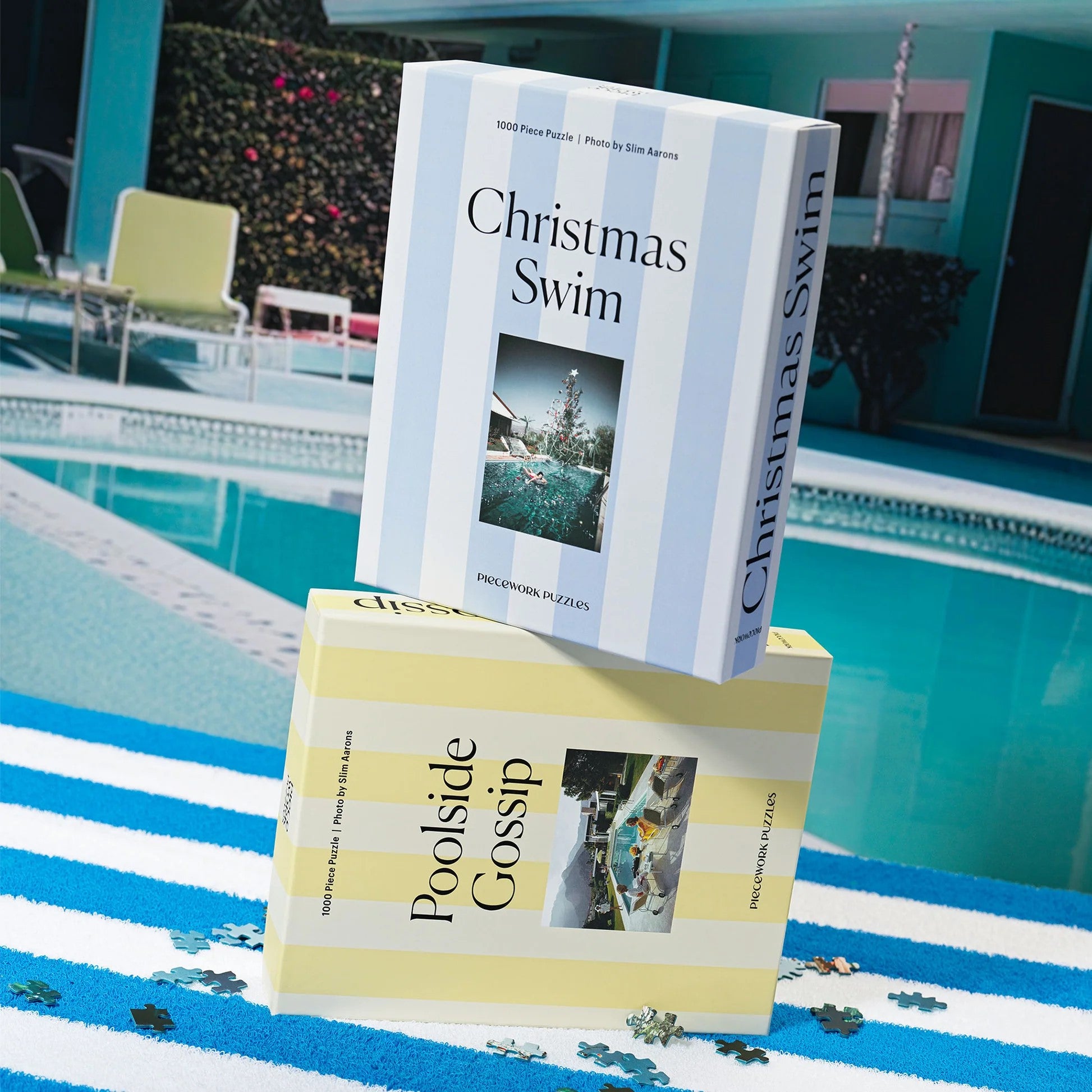 1000 Piece Puzzle - Christmas Swim