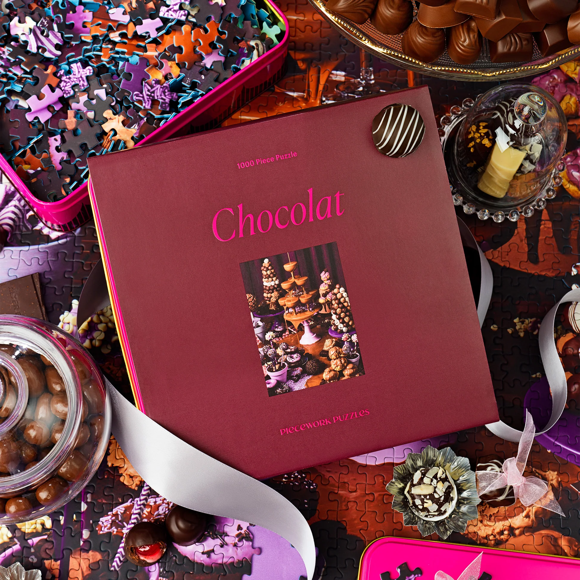 1000 Piece Puzzle - Chocolat Tin