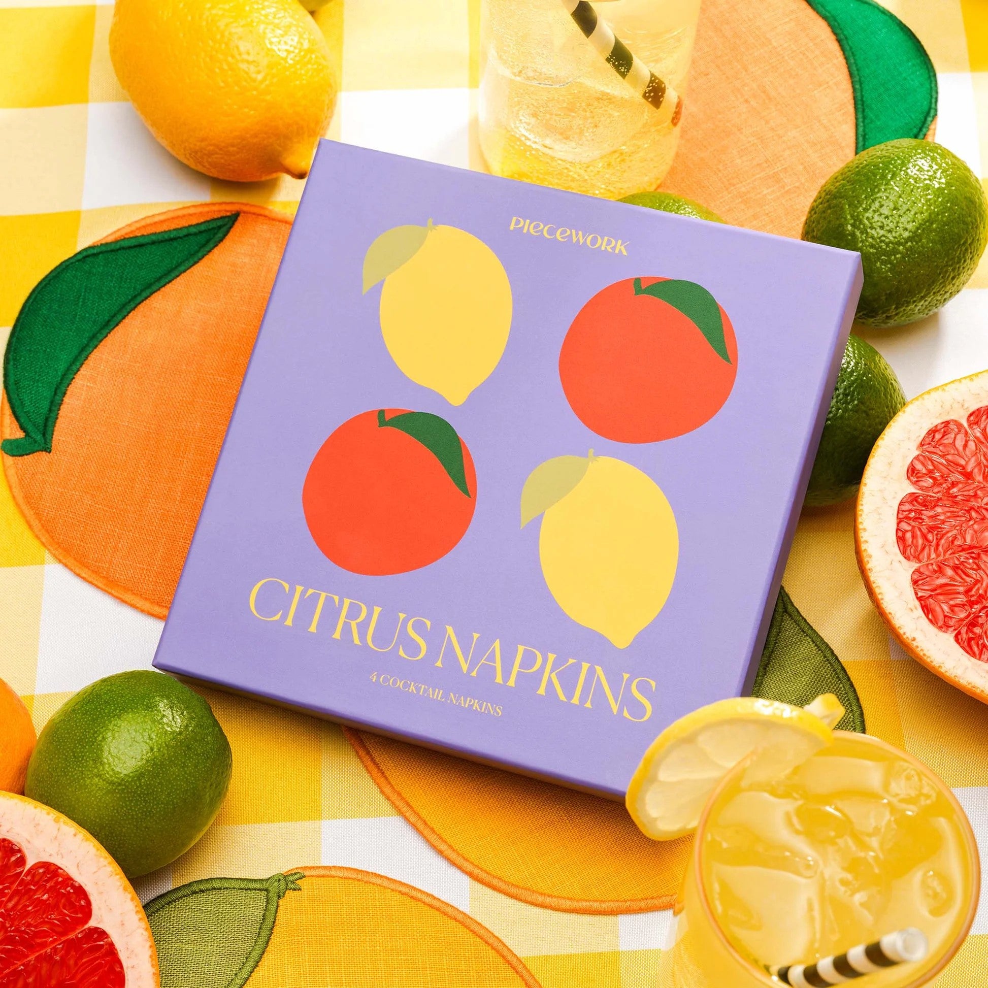 Citrus Cocktail Napkins