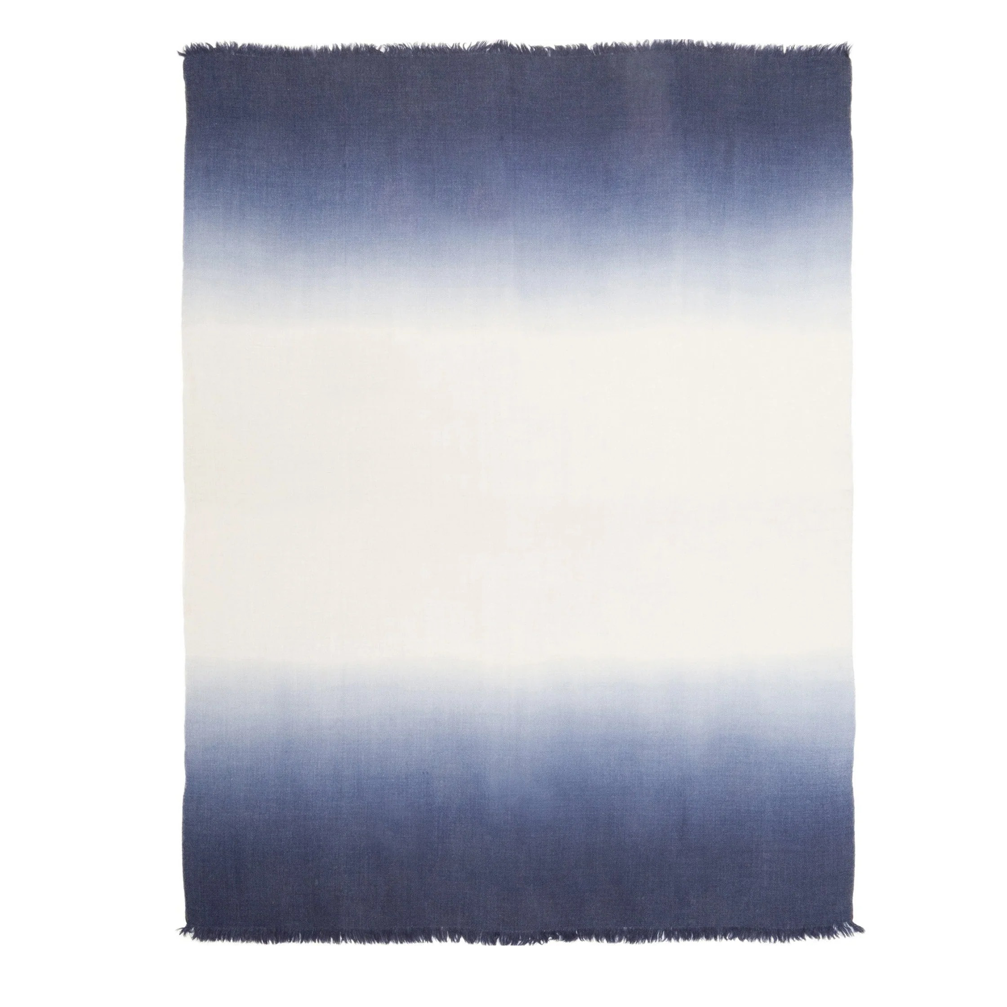 Ombré Alpaca Linen Throw - Twilight