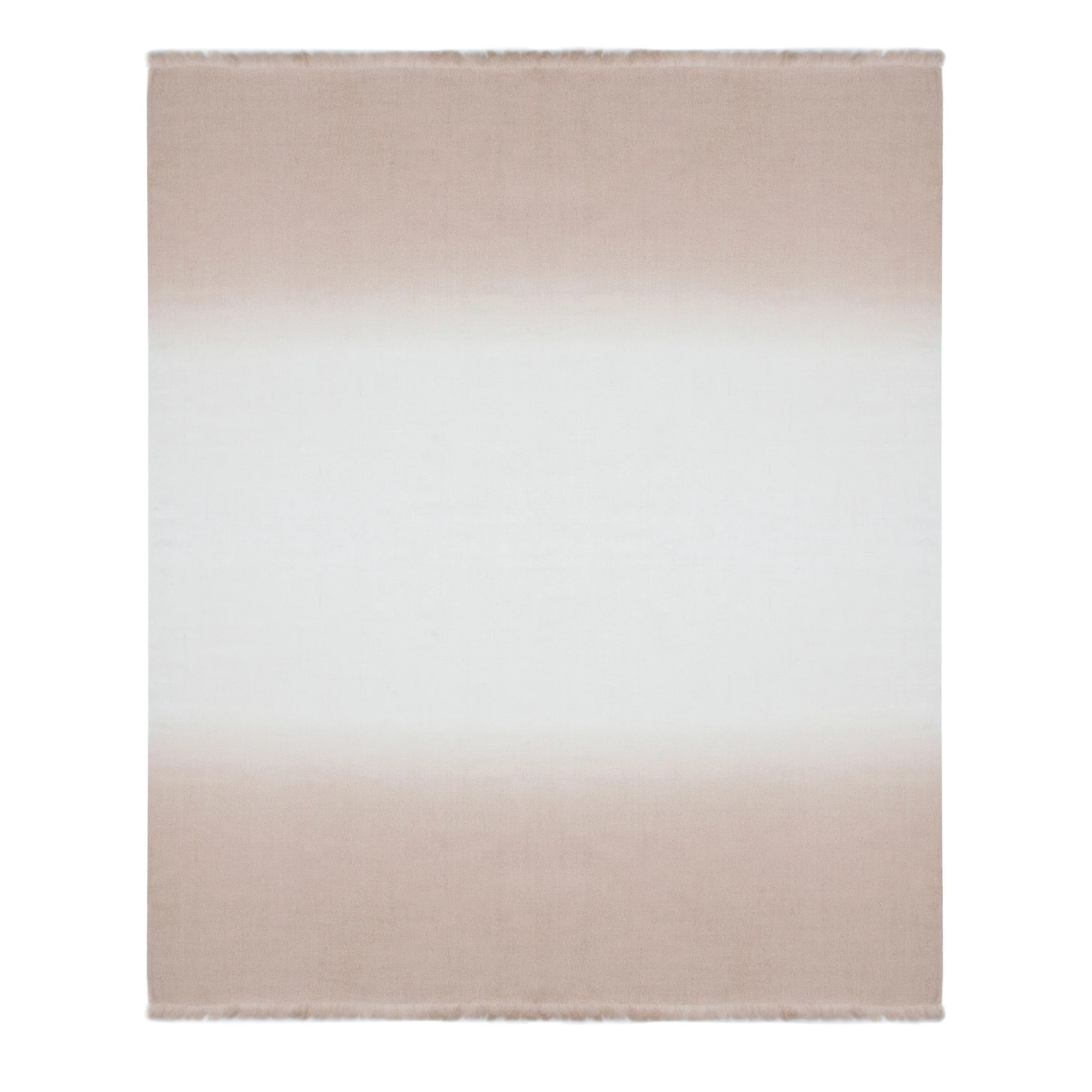 Ombré Alpaca Throw - Oat