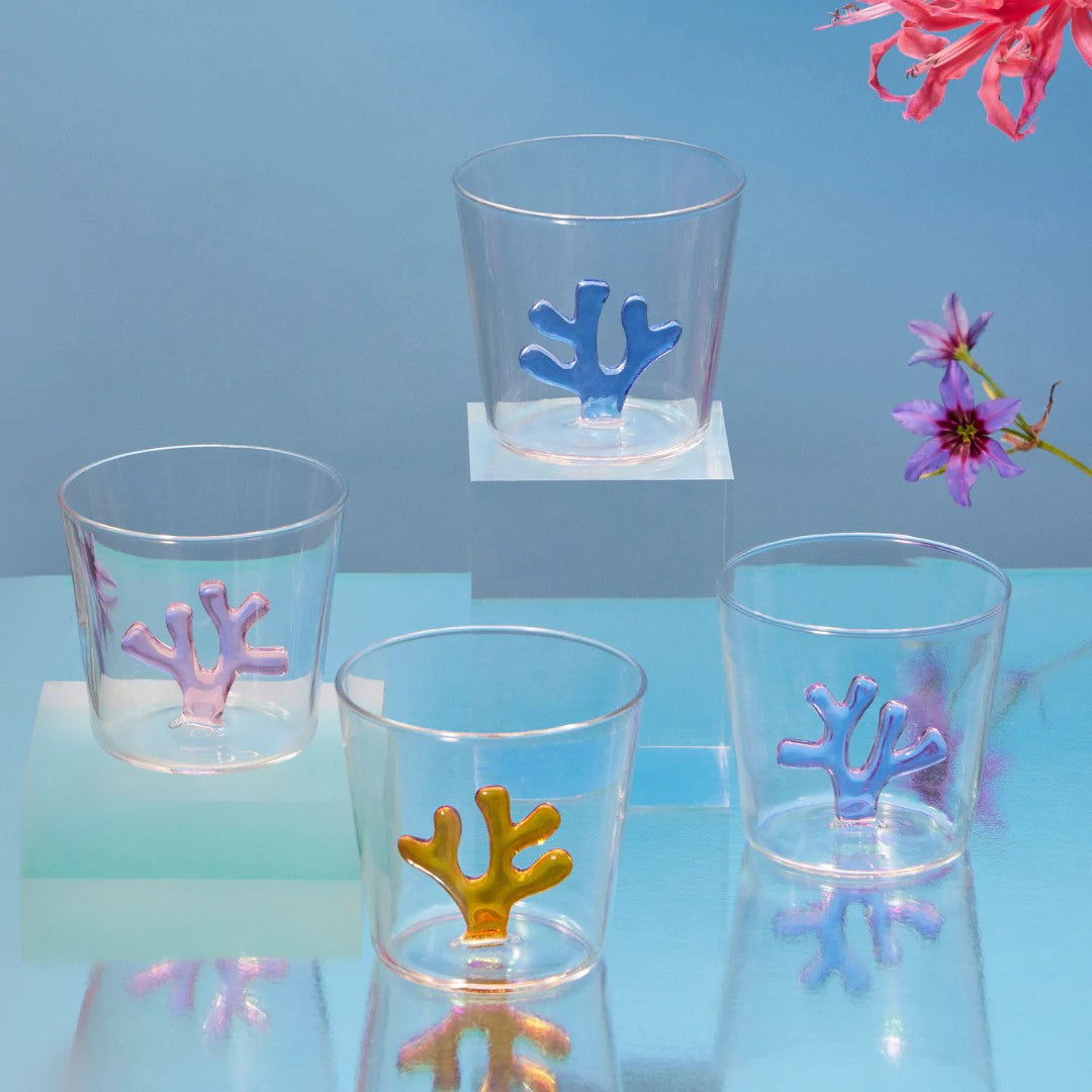 Whimsical Tumbler Glasses - Mixed