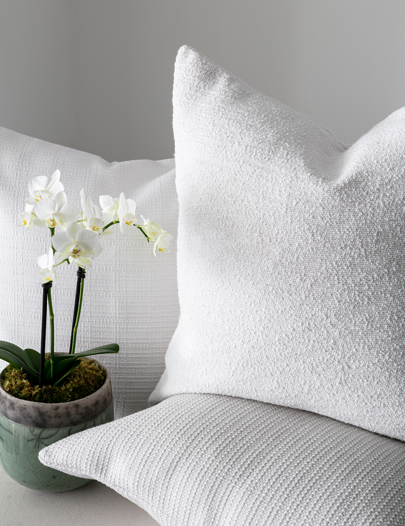 Lazo Outdoor Pillow - Snow