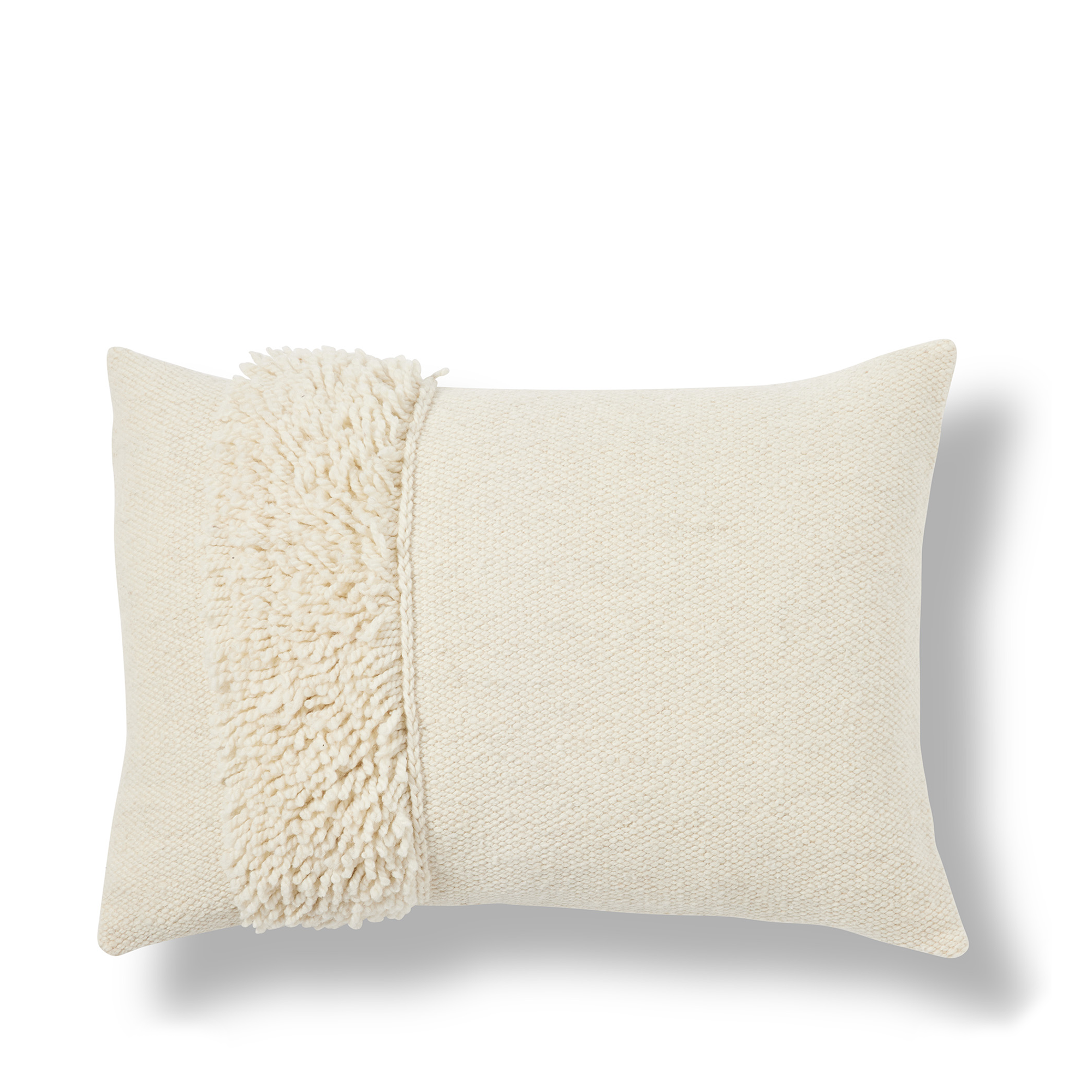 Loma Handwoven Lumbar Pillow - Ivory
