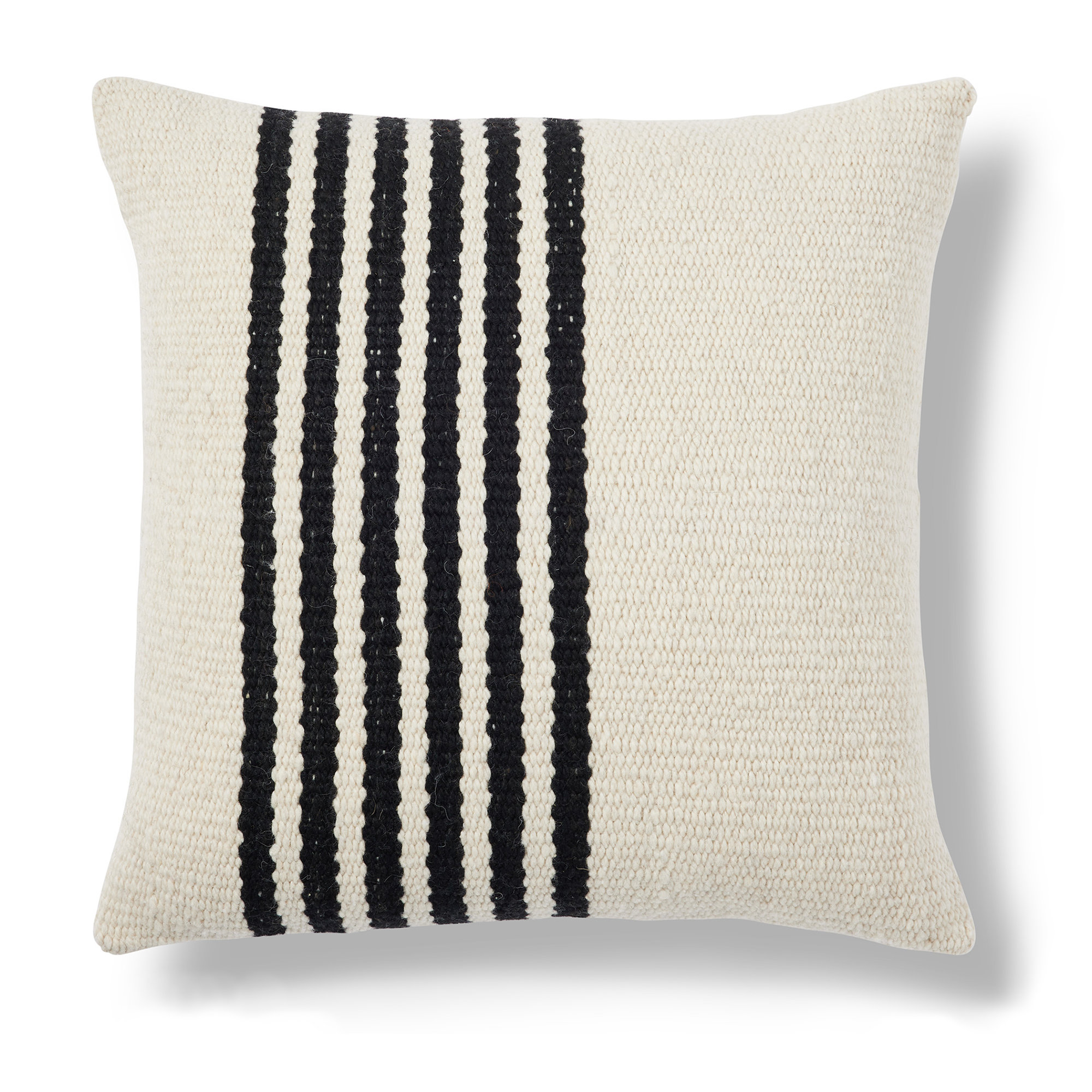 Raya Handwoven Pillow - Black