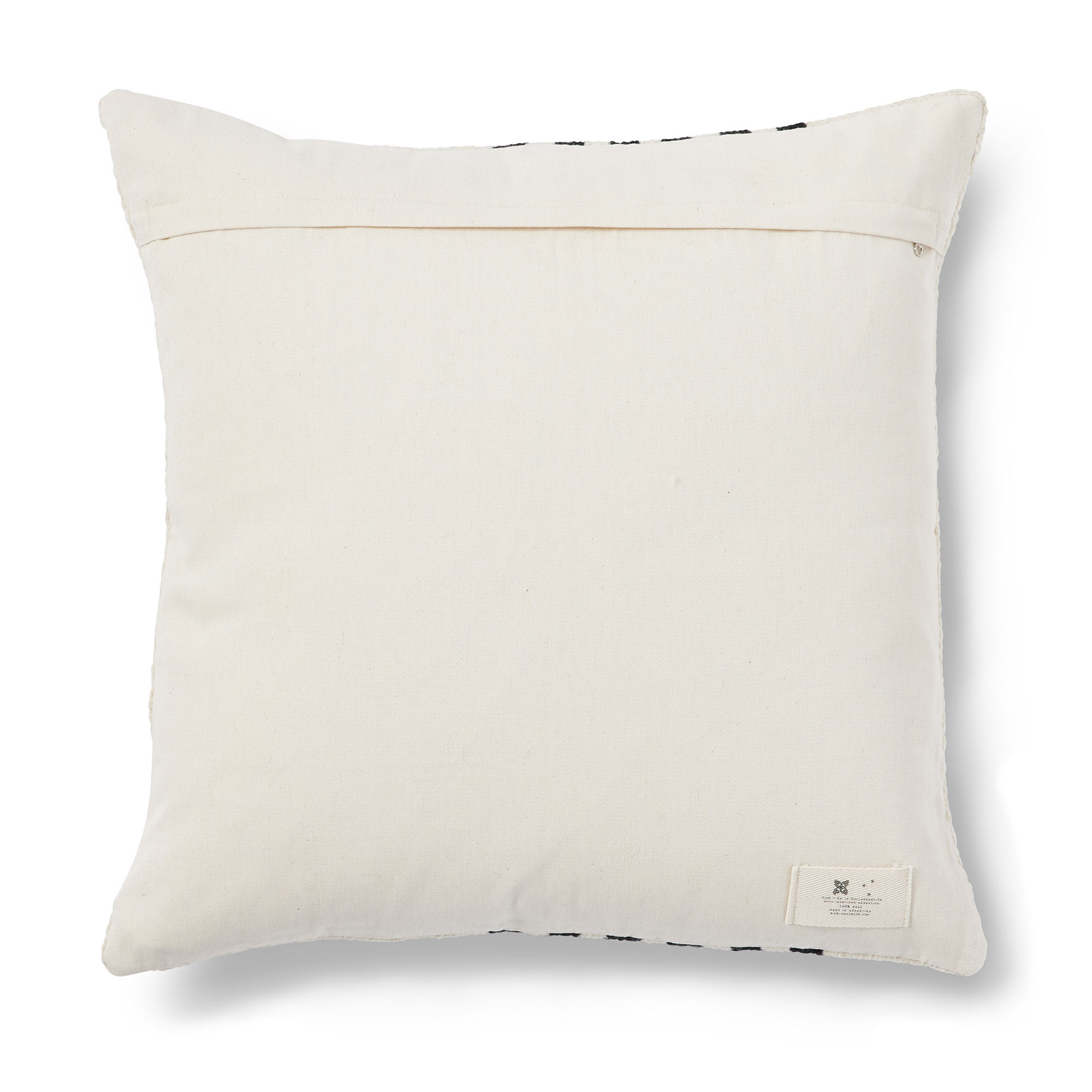 Raya Handwoven Pillow - Black