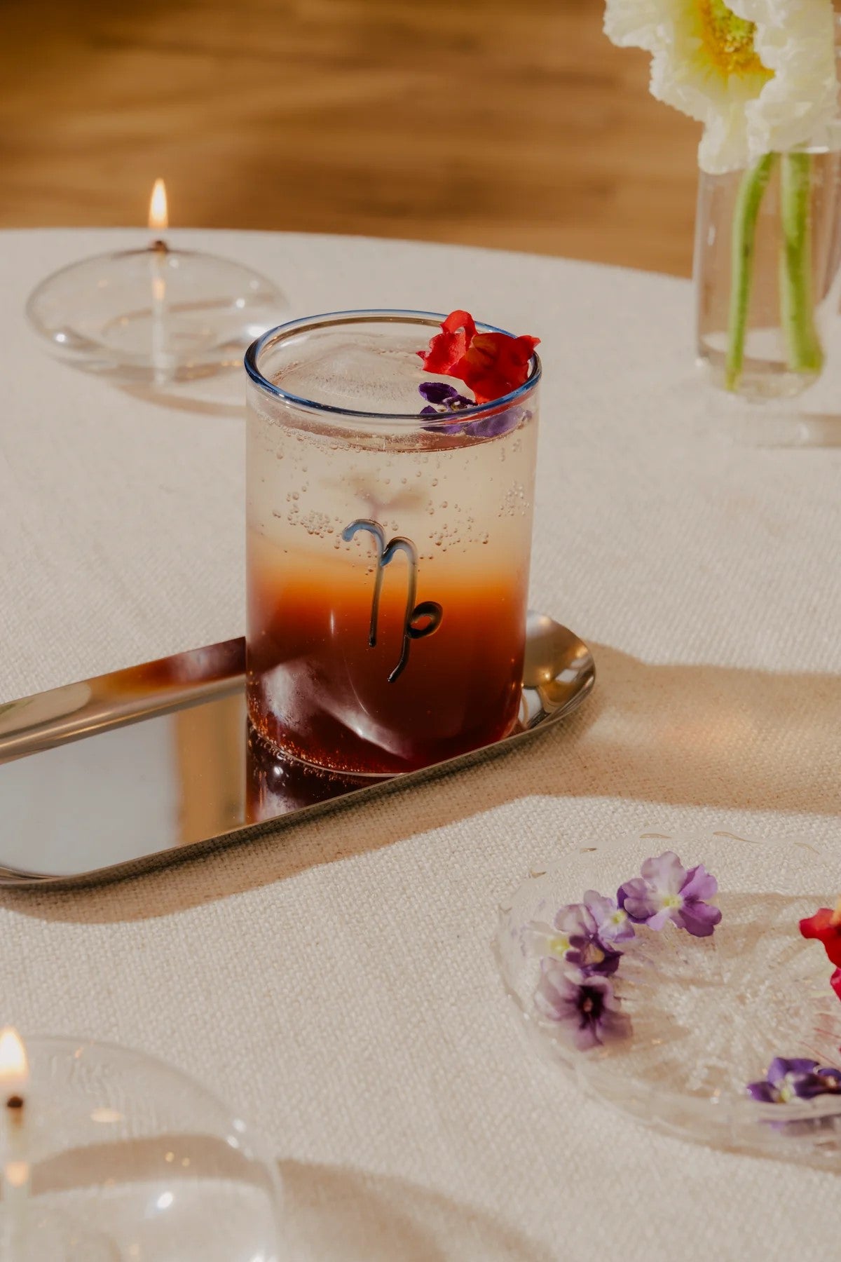 Lowball Glass Capricorn