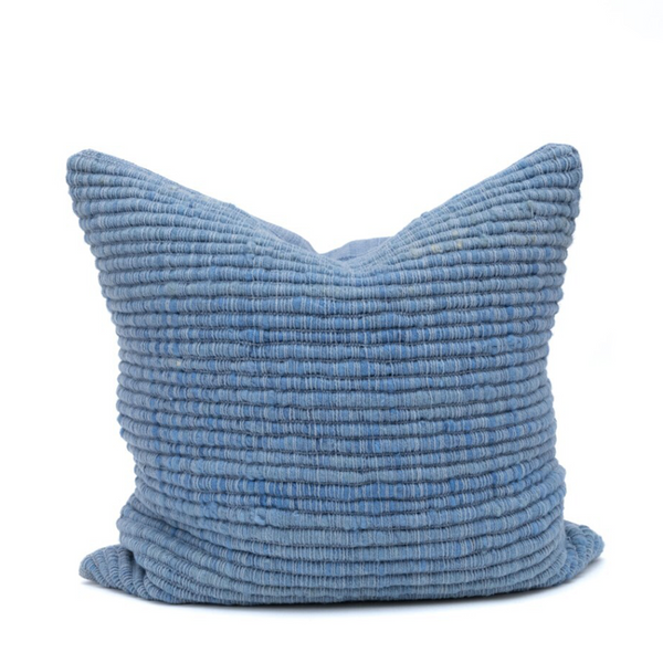 Makun Texturized Pillow - Light Blue