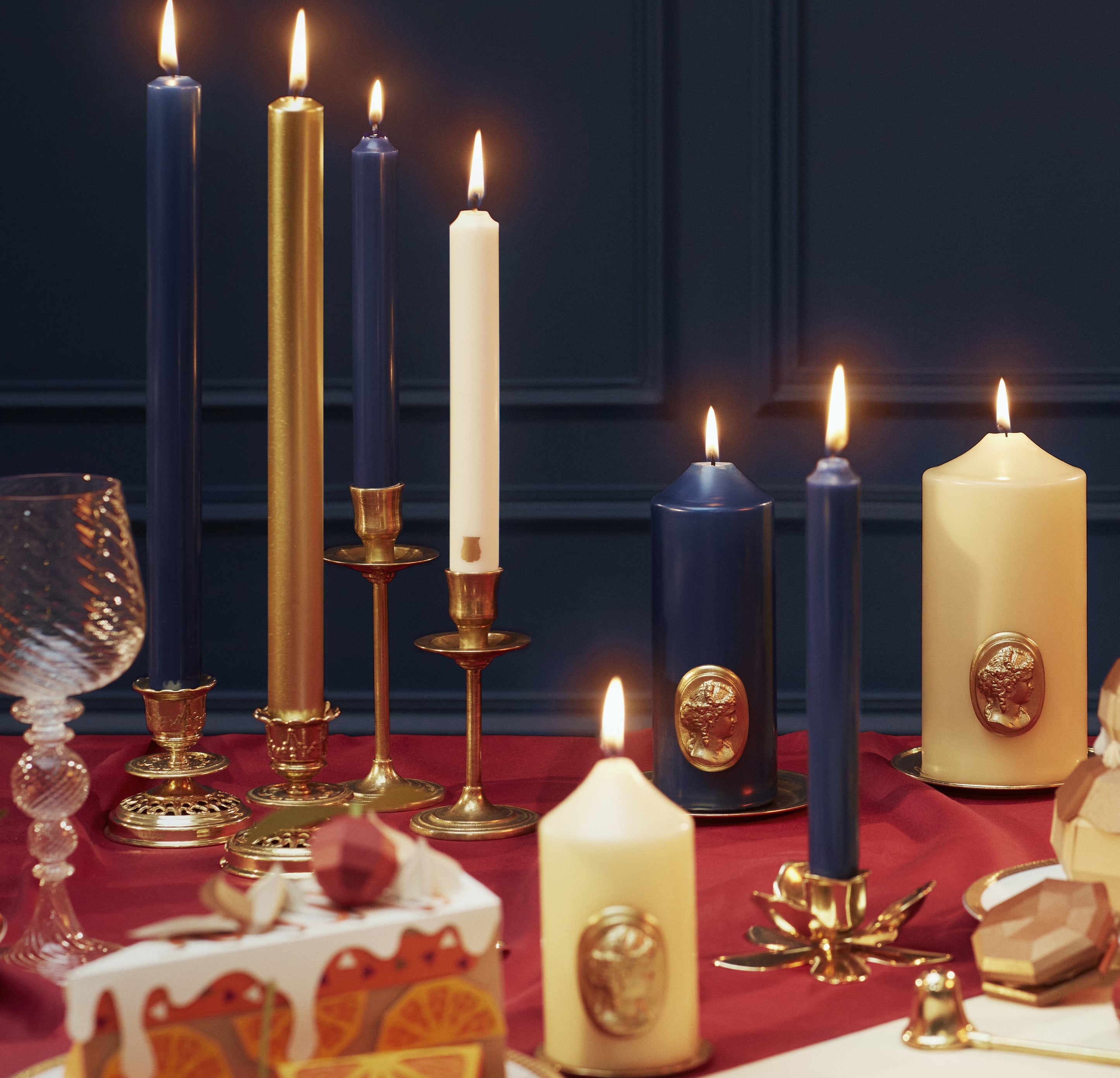 Tapered Candle - White Royale