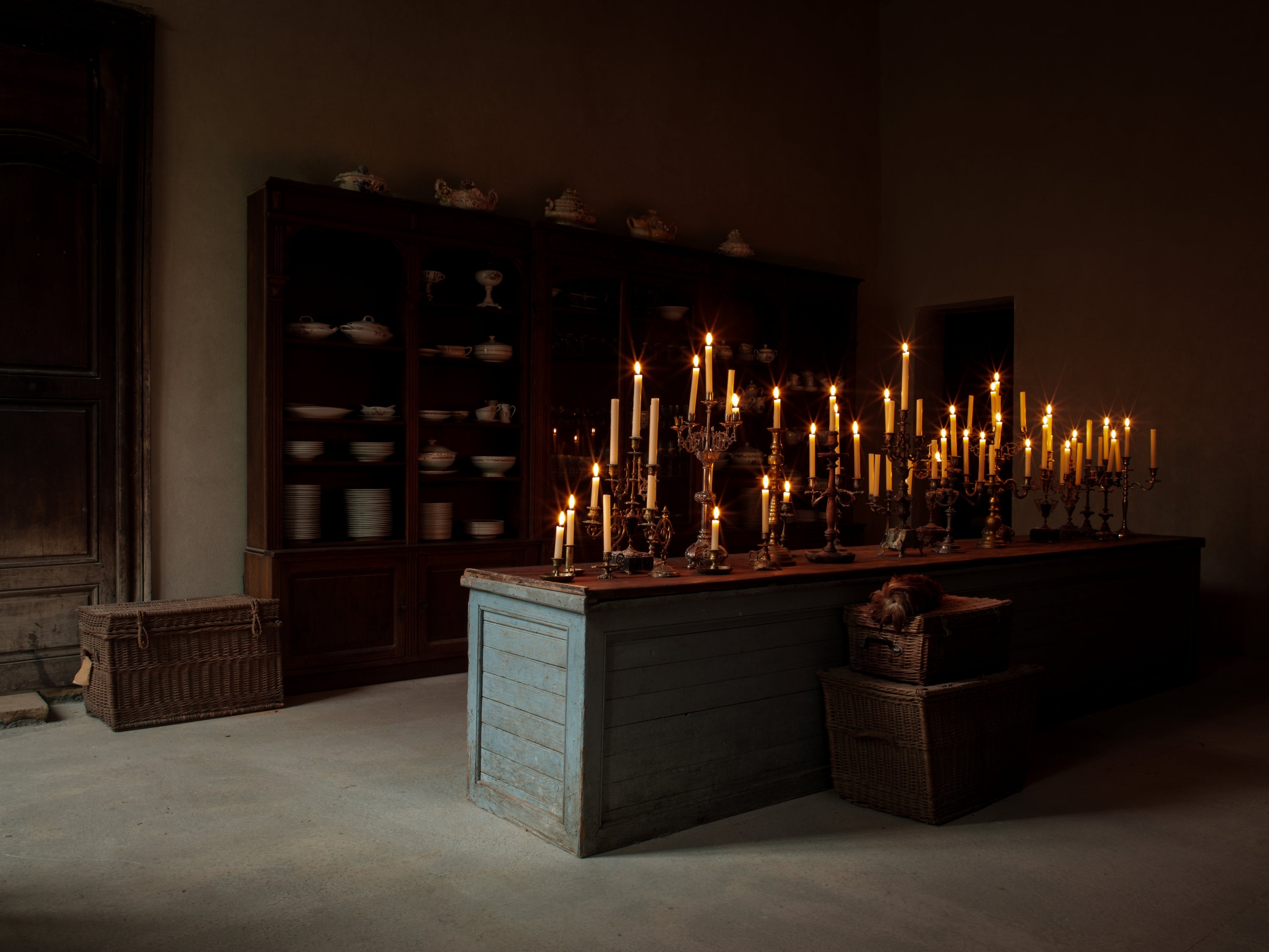 Tapered Candle - White Royale