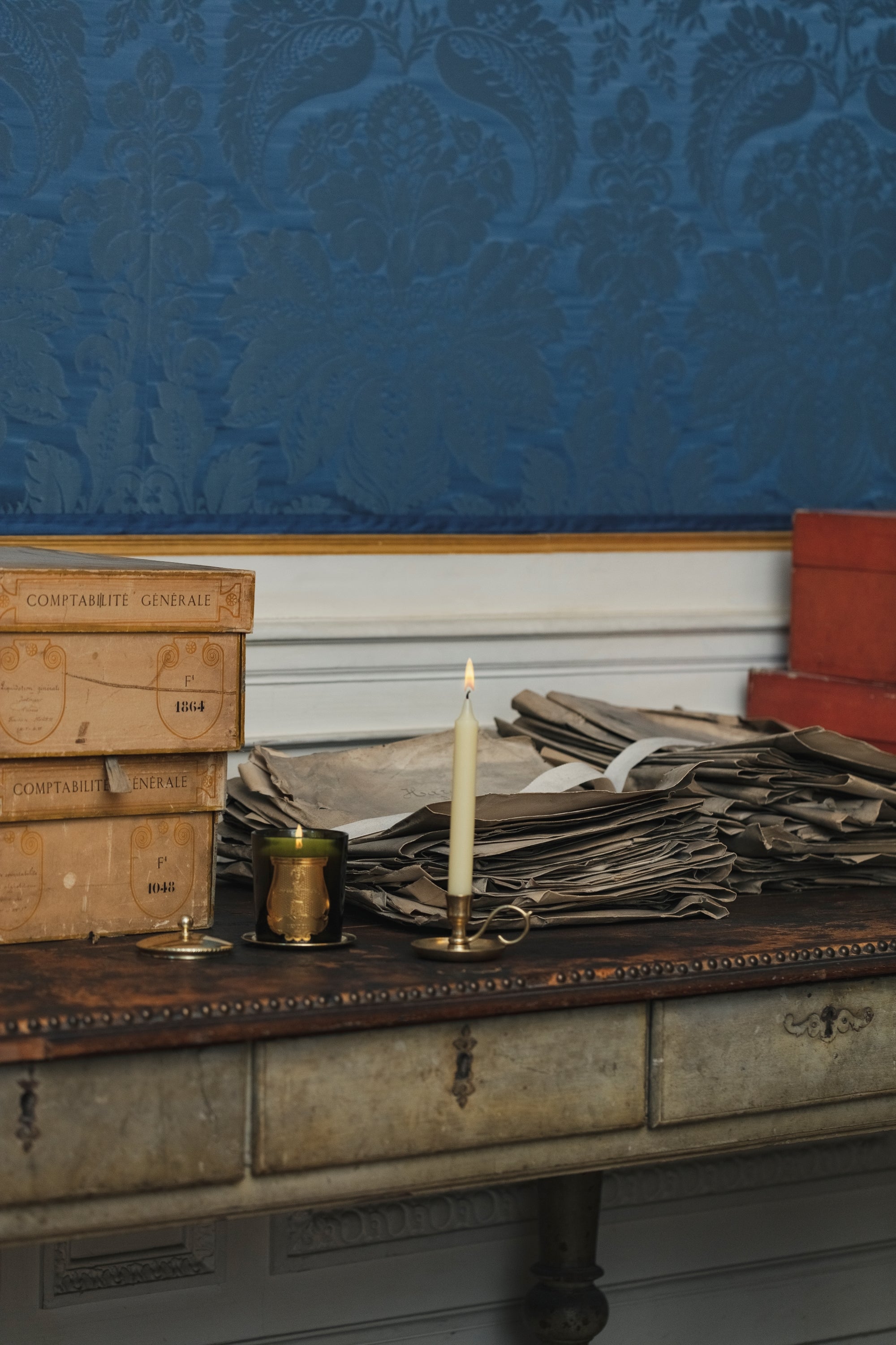 Tapered Candle - White Royale