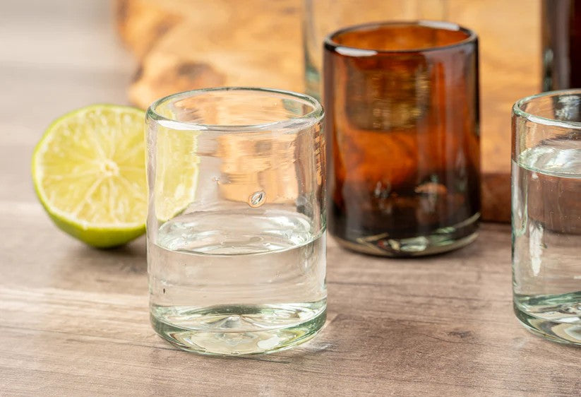Handblown Shooter Glass - Tamarind