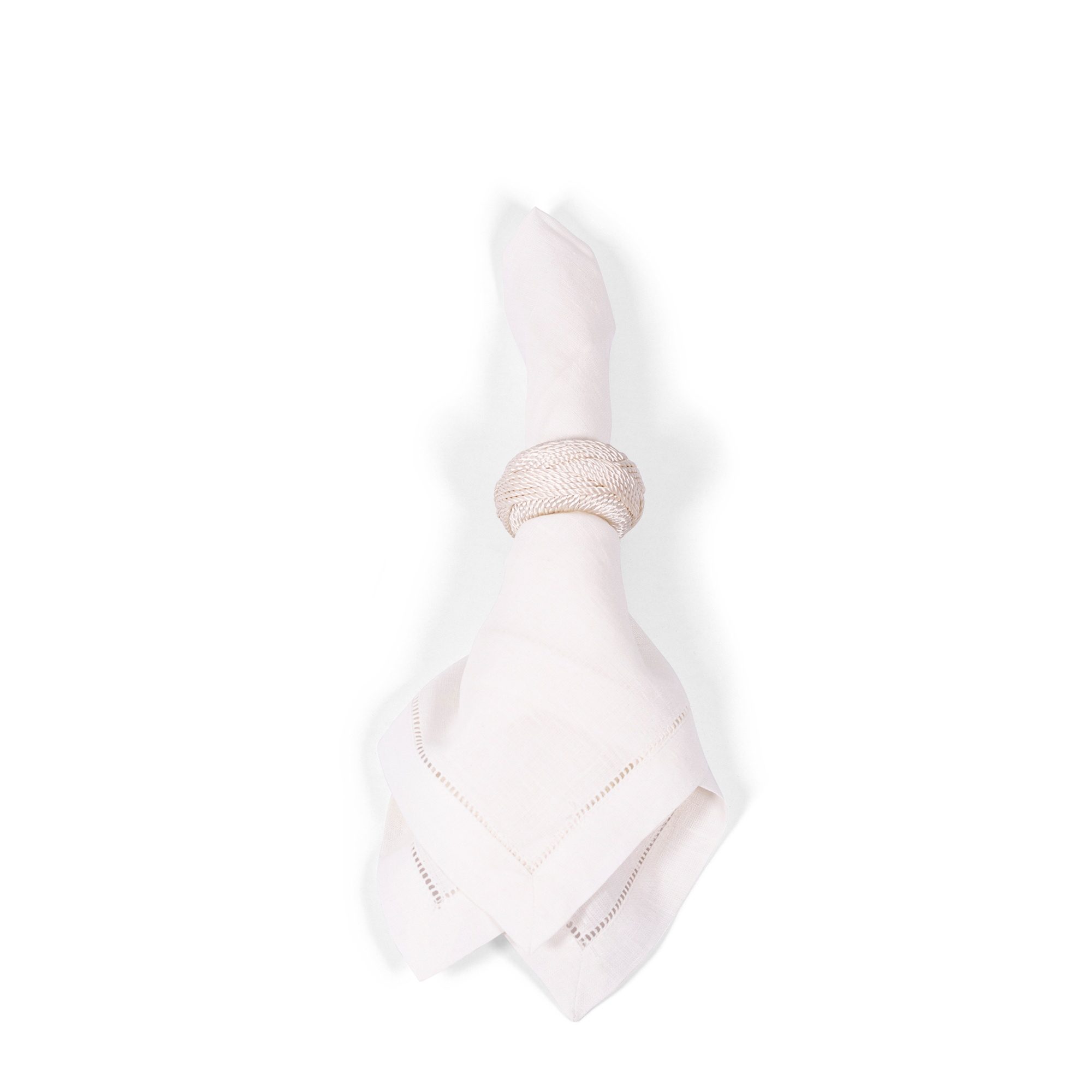 Rope Napkin Ring - White