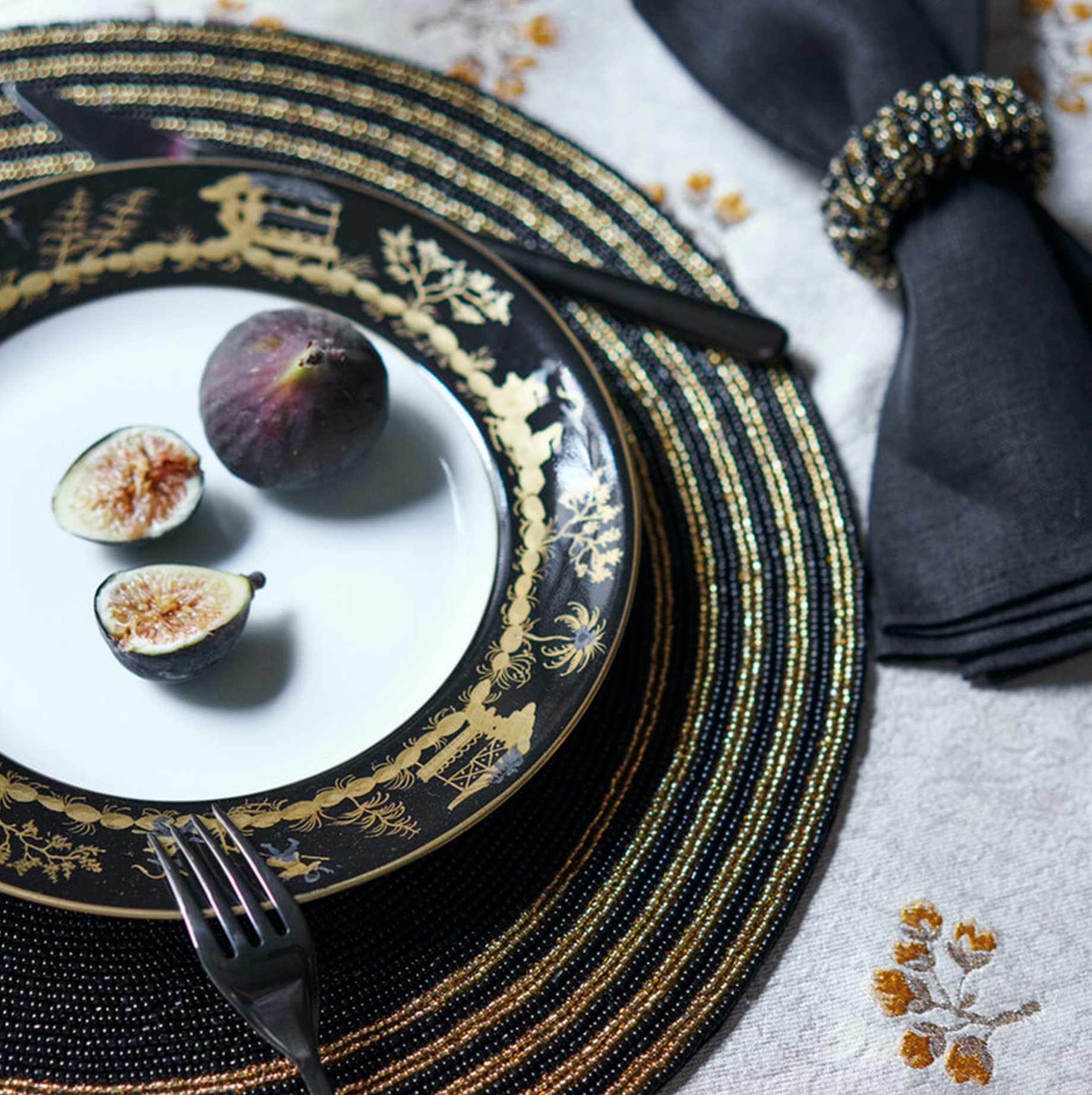 Sparkle Placemat - Black