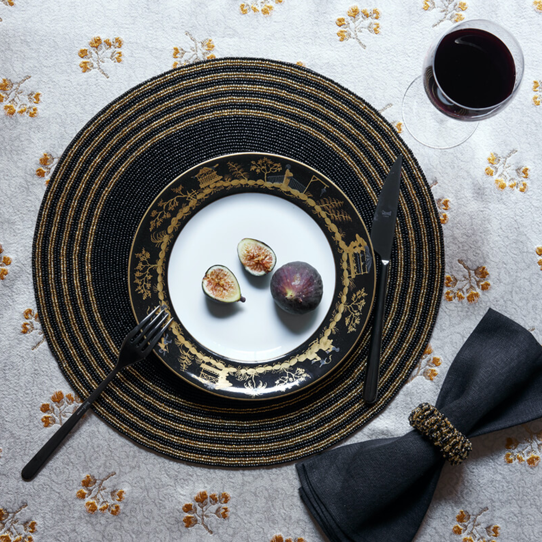 Sparkle Placemat - Black