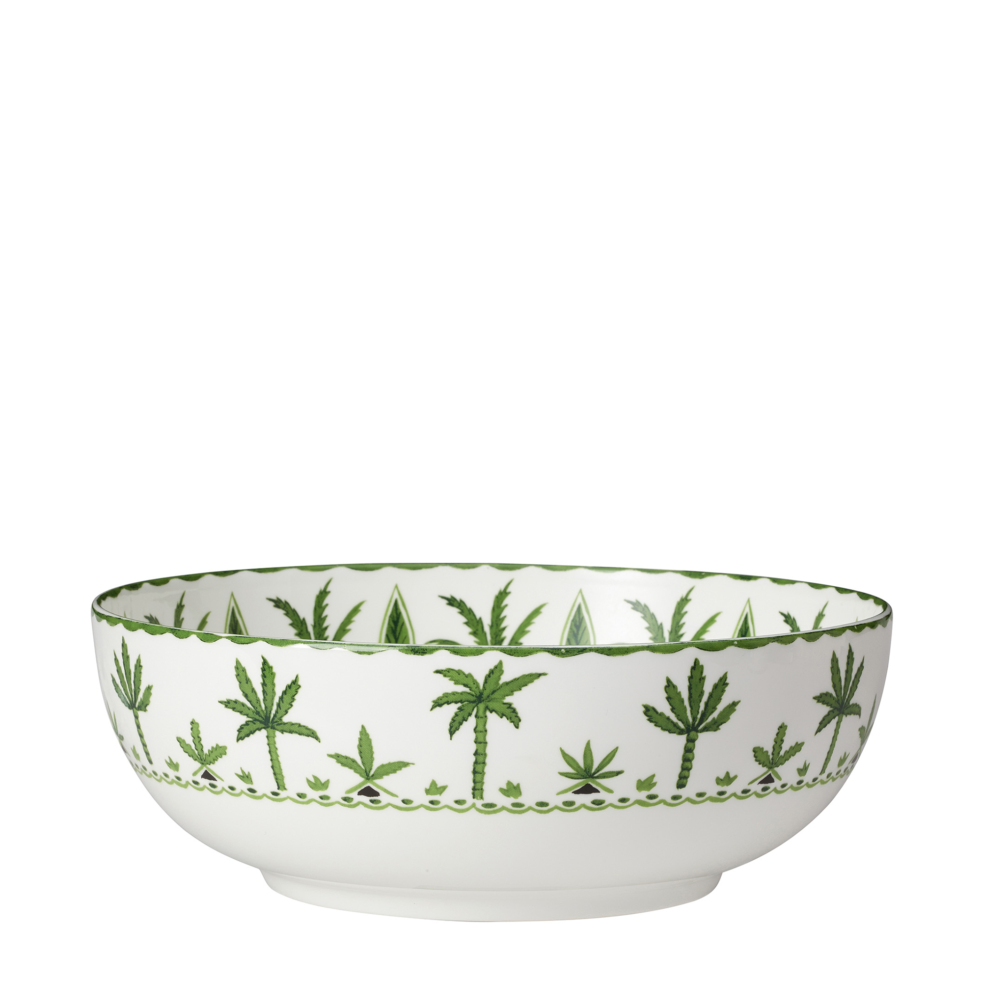 Sultan’s Garden Round Bowl — Green