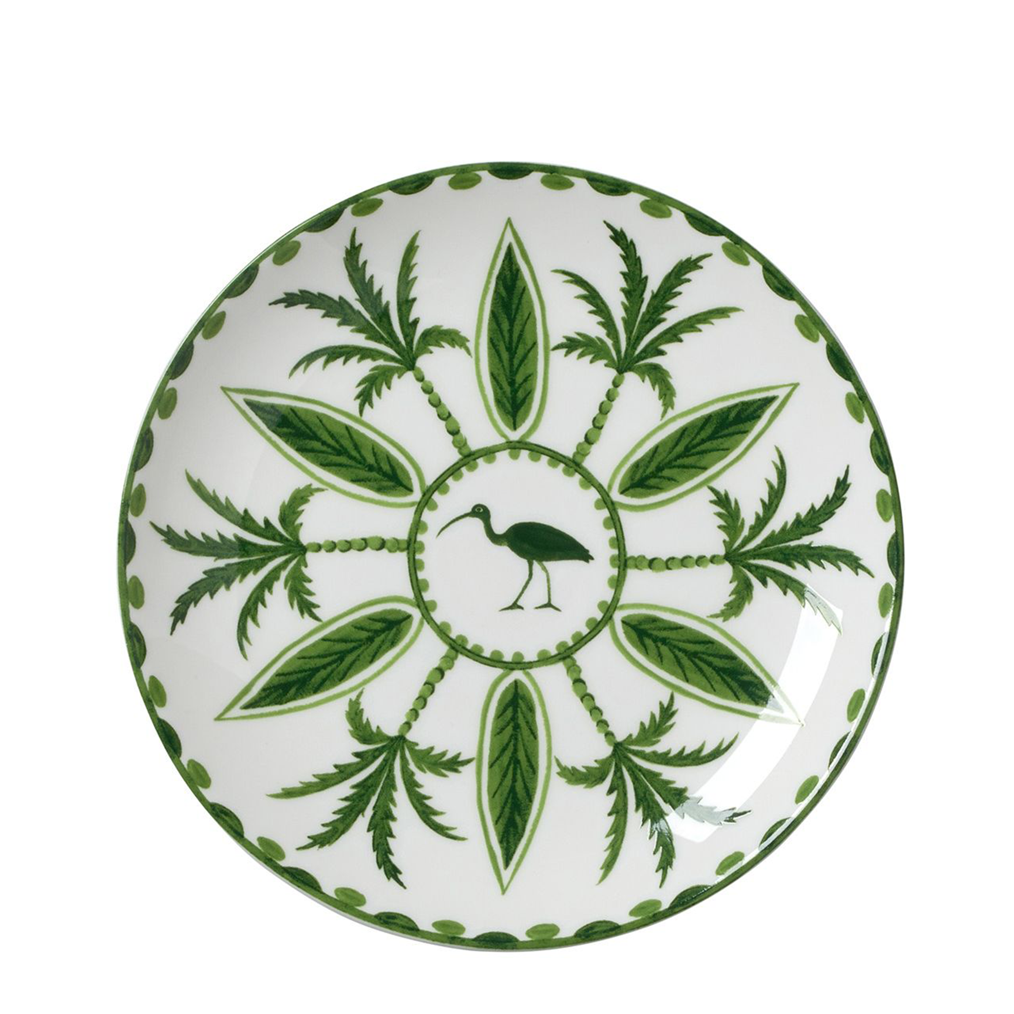 Sultan’s Garden Plate — Heron Green