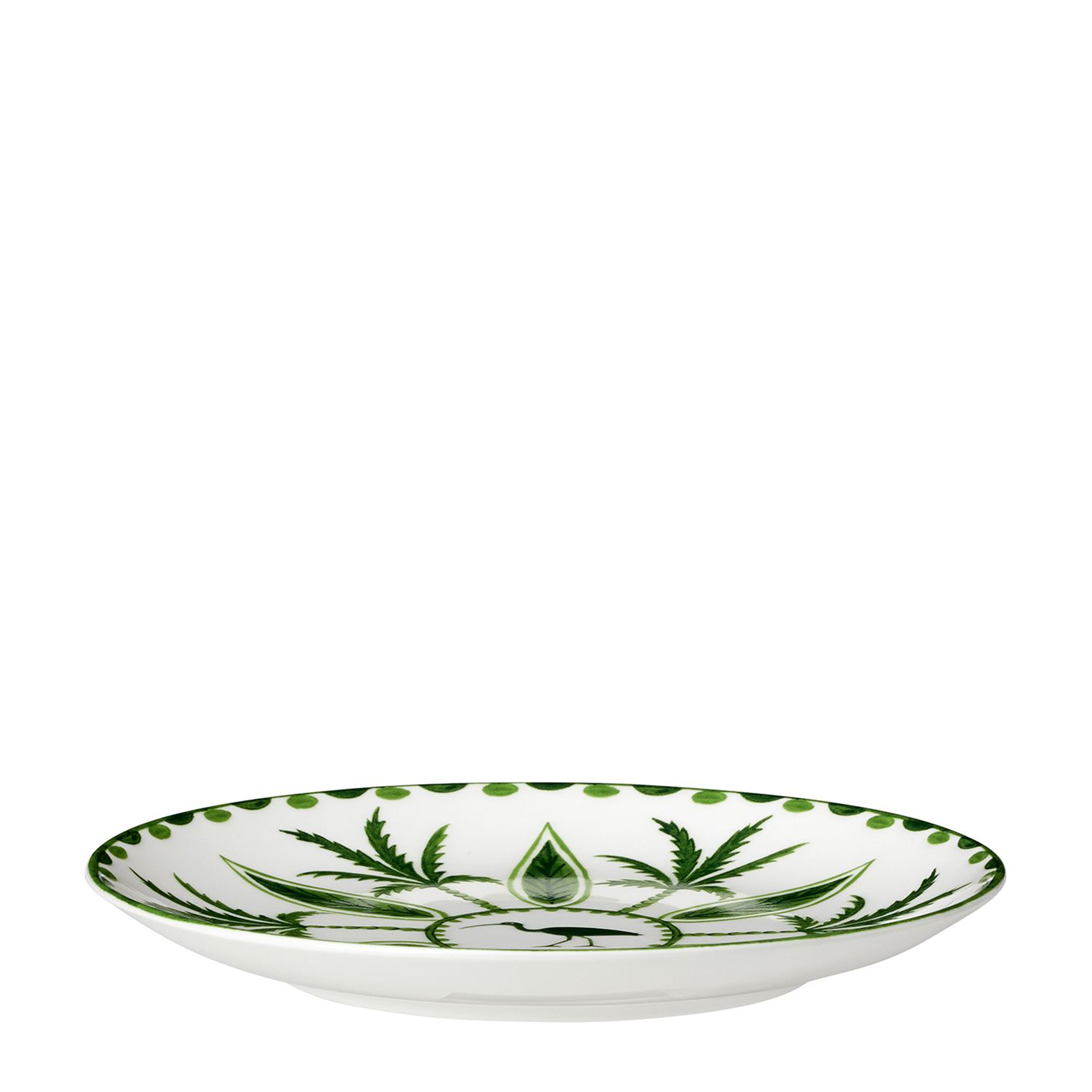 Sultan’s Garden Plate — Heron Green