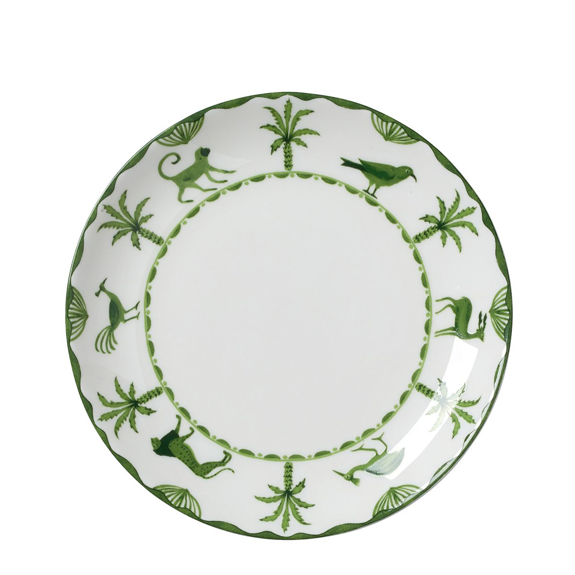 Sultan’s Garden Plate — Jungle Rim Green