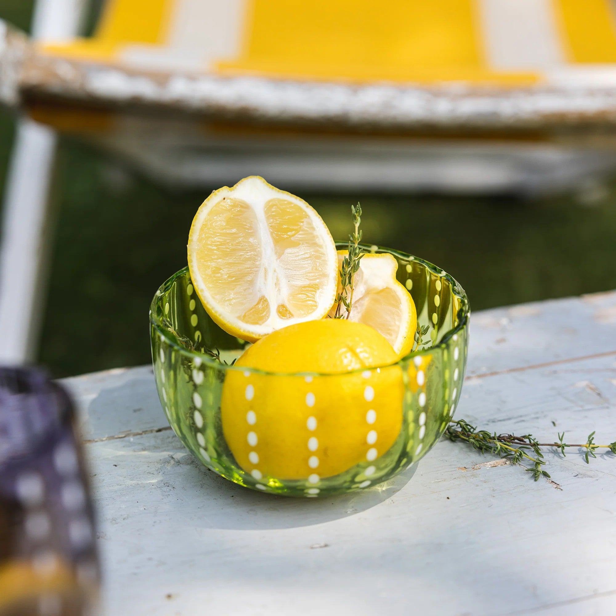 Perle Small Bowl - Apple Green