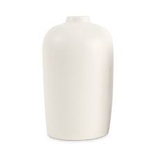Ceramic Blossom Vase - Matte White