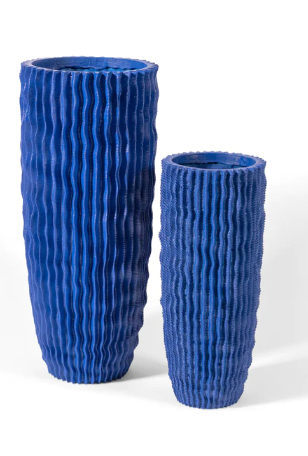 Cactus Vase - Cobalt