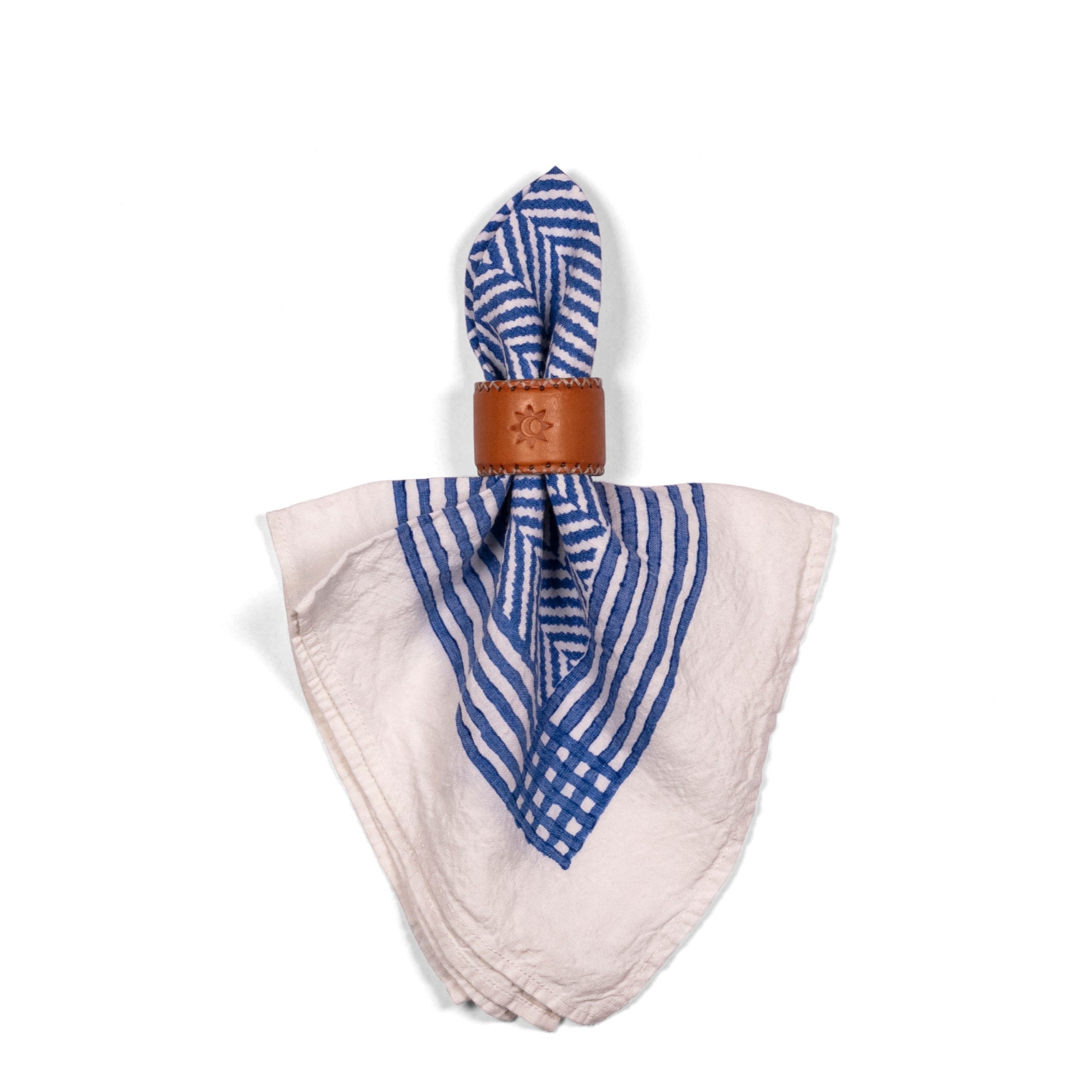 Chevron Napkin - Dark Blue
