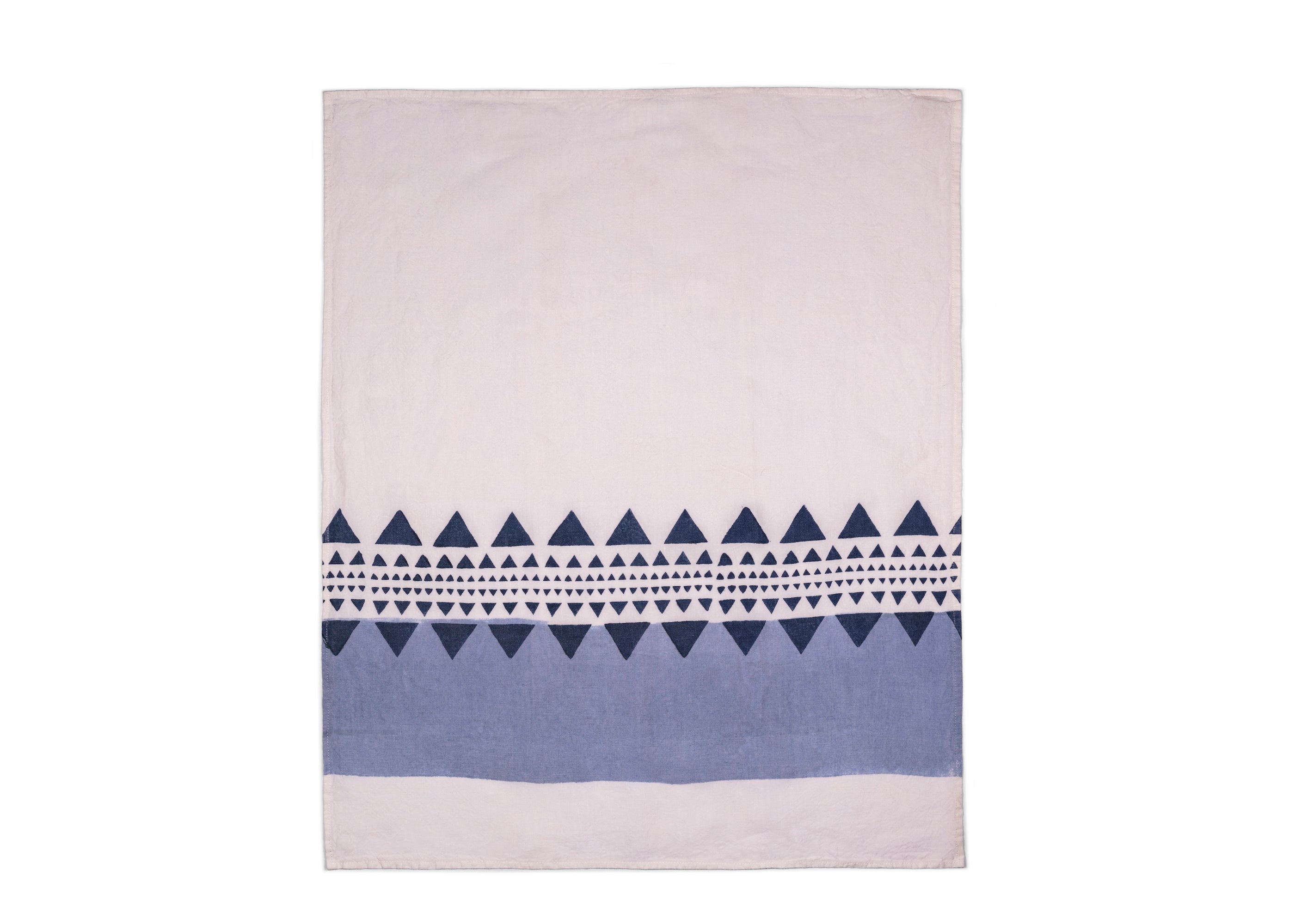 Geo Tea Towel - Slate + Grey