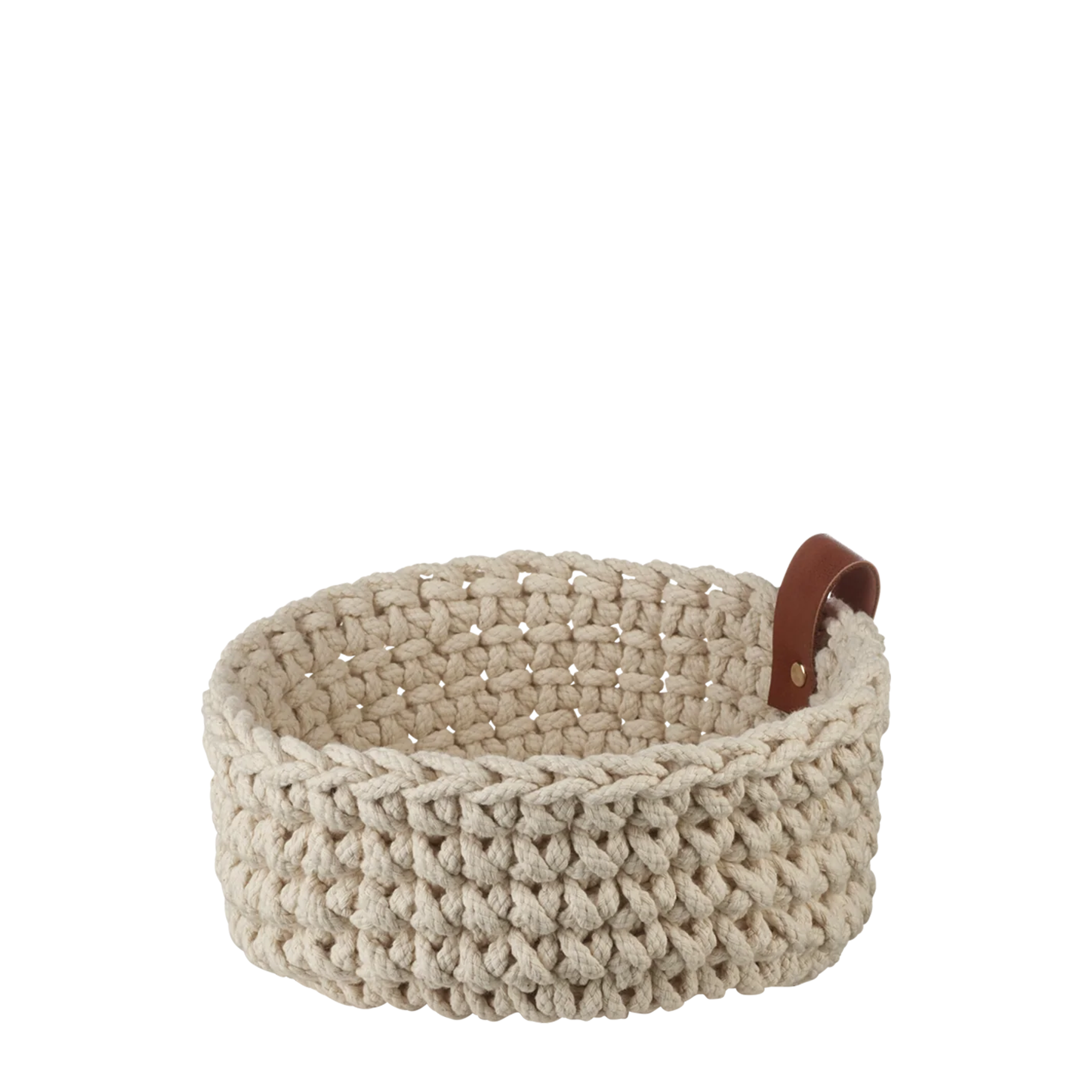 Crochet Basket Medium - Ivory