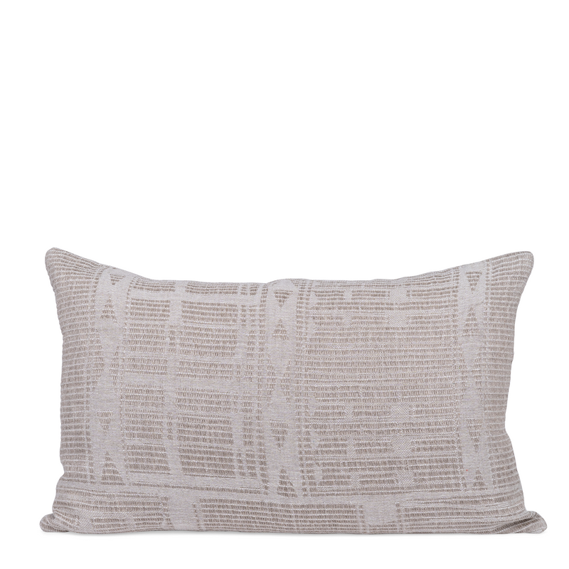 Bogolan Cushion Cover - Linen Natural