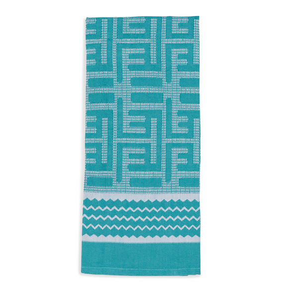 Kuba Waffle Hand Towel - Turquoise