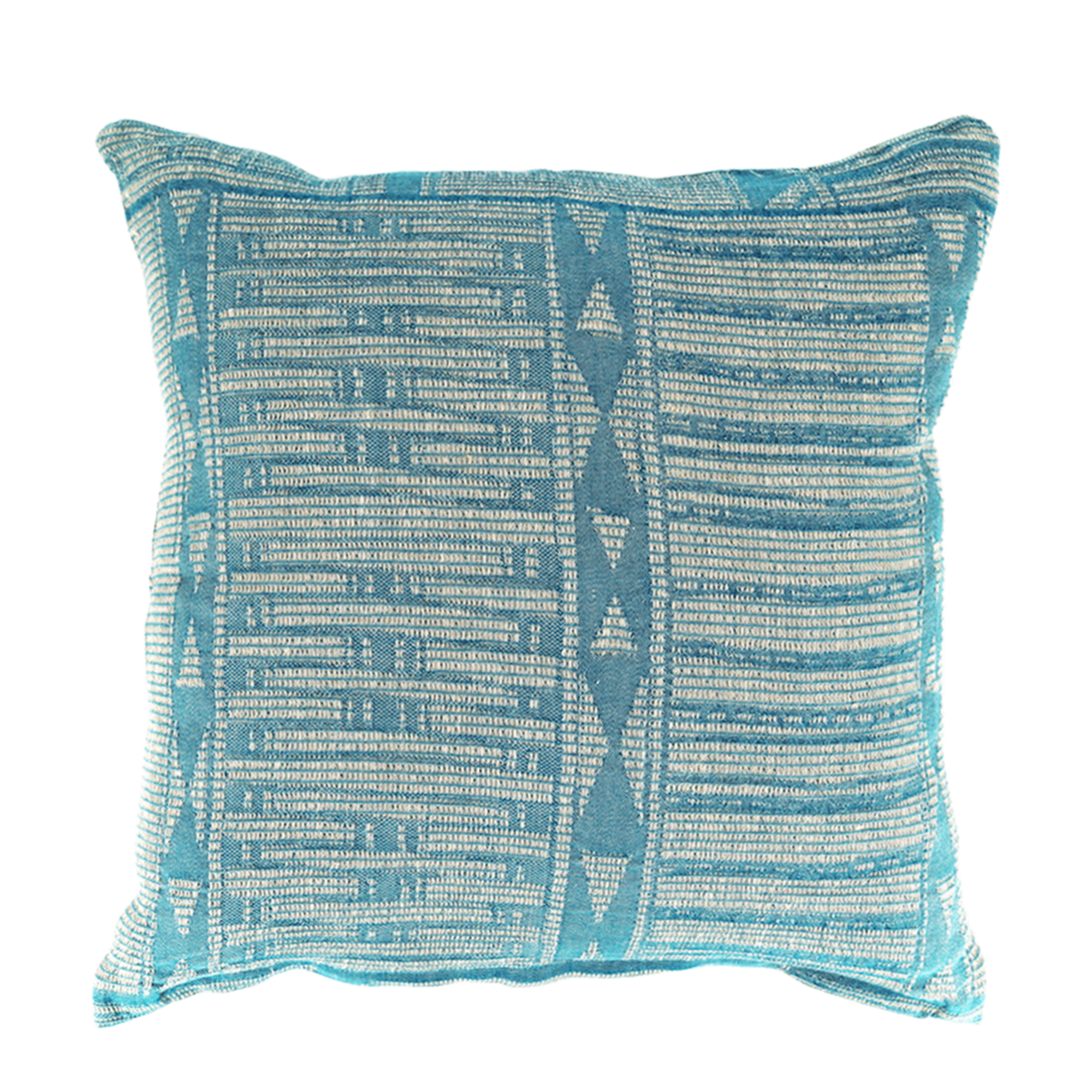 Bogolan Cushion Cover - Teal