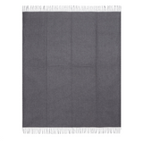 Melrose Two-Tone Throw - Steel + Grey